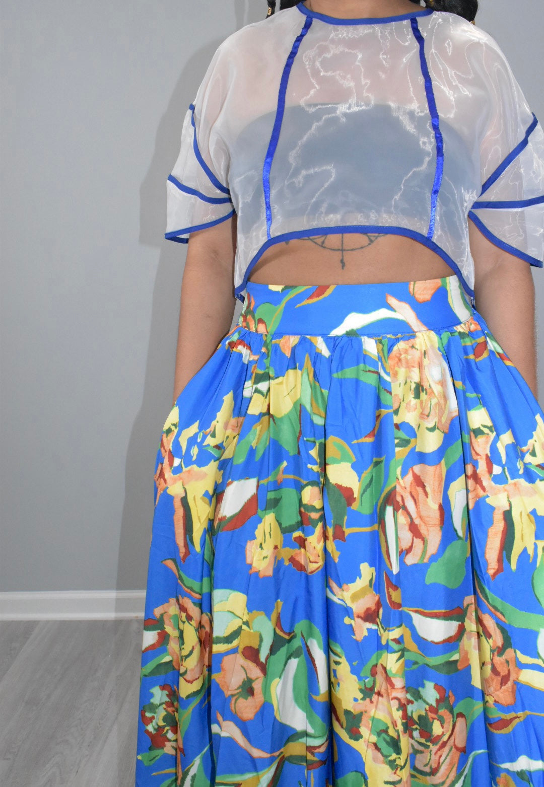 Gloria Floral Maxi Skirt