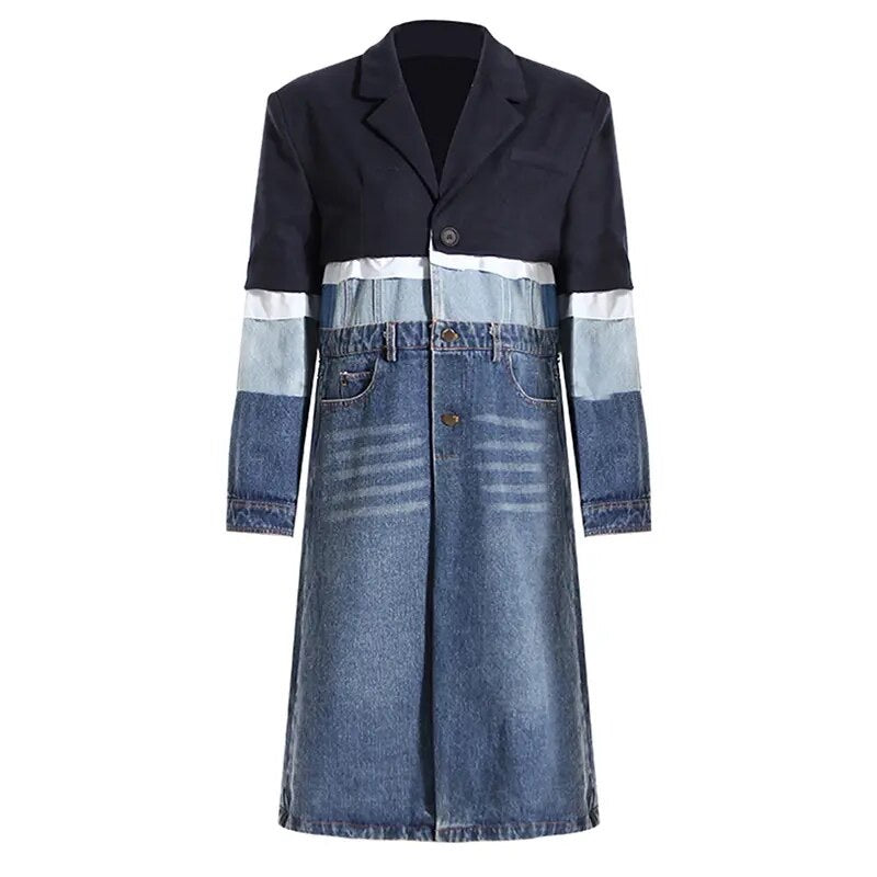 Kenzie Top Tier Denim Trench Jacket