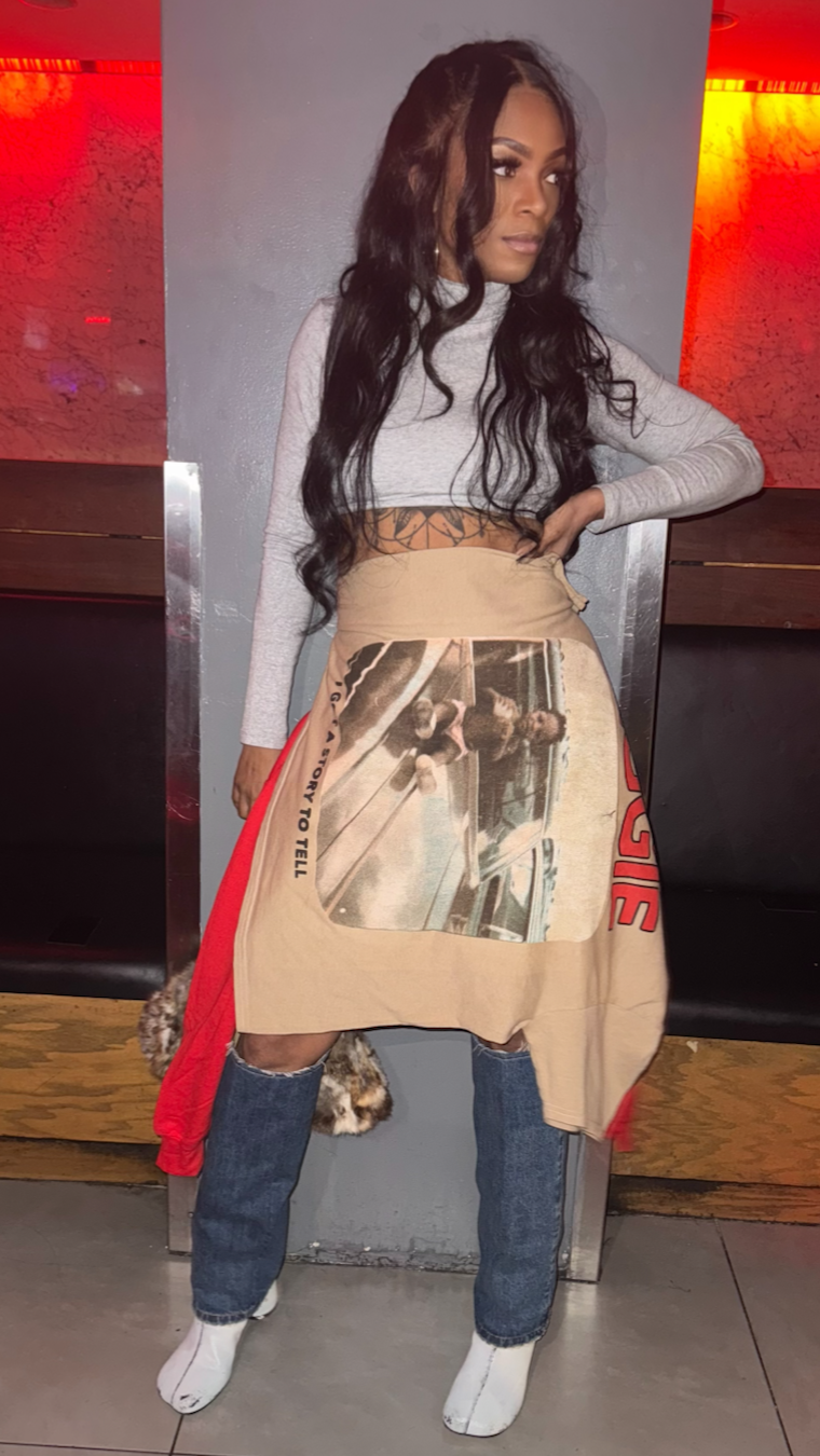 PPN PRJCT Custom Tee Sweatskirt