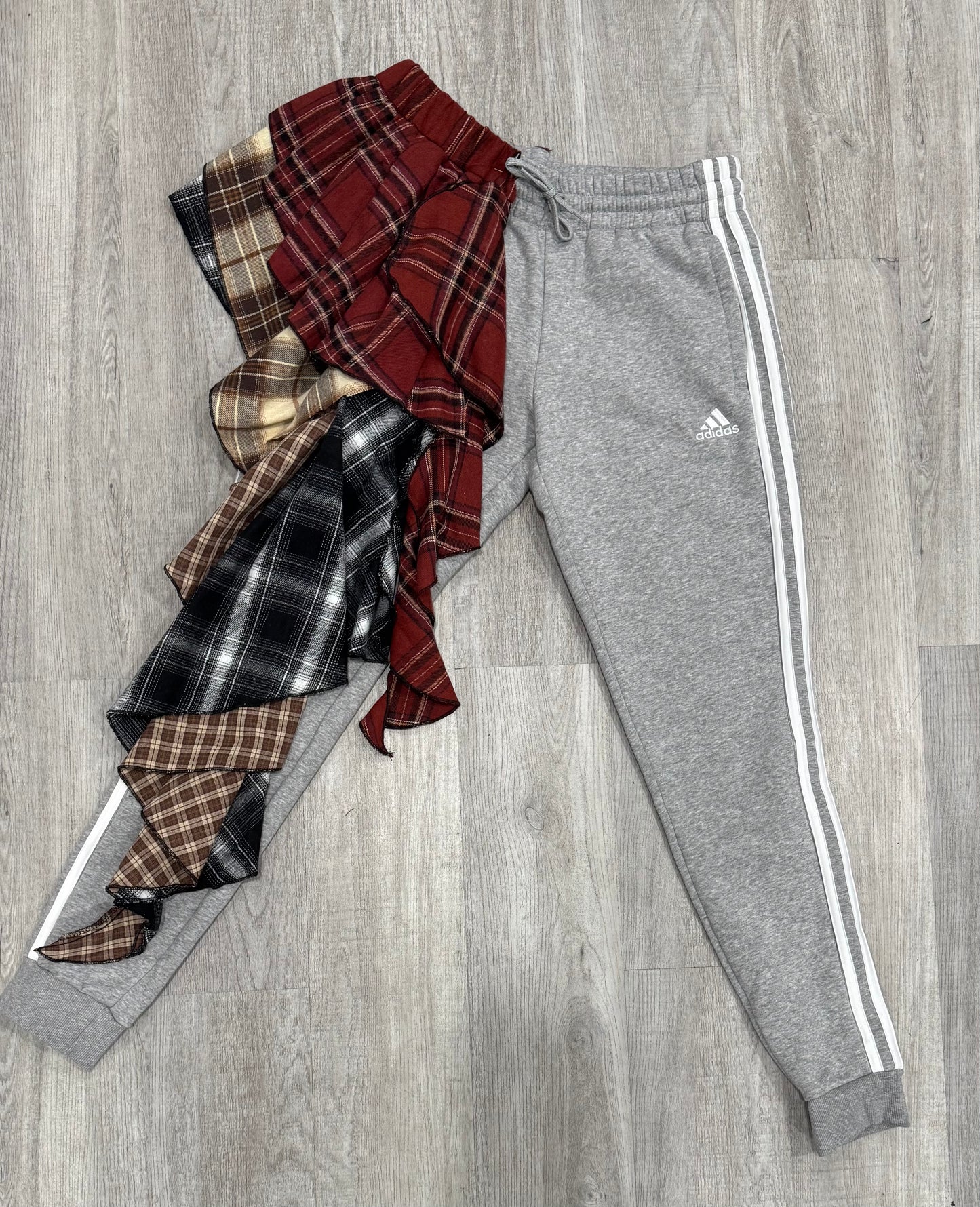 PPN PRJCT X Adidas Plaid Skirt/Pants Custom