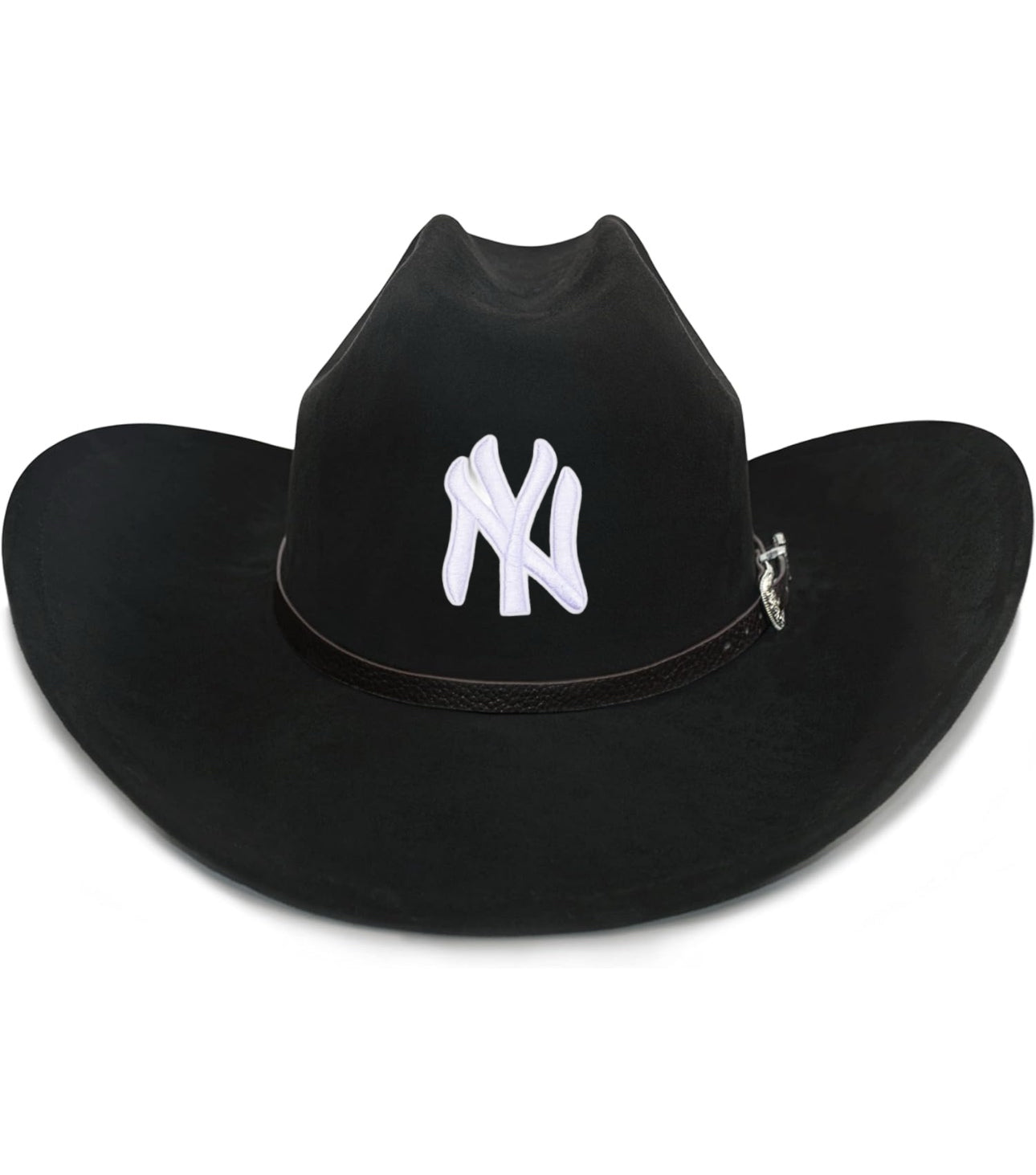 Black NY Cowboy Hat