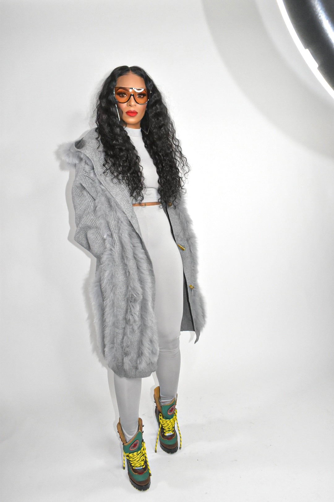 Emily Fur Cardigan