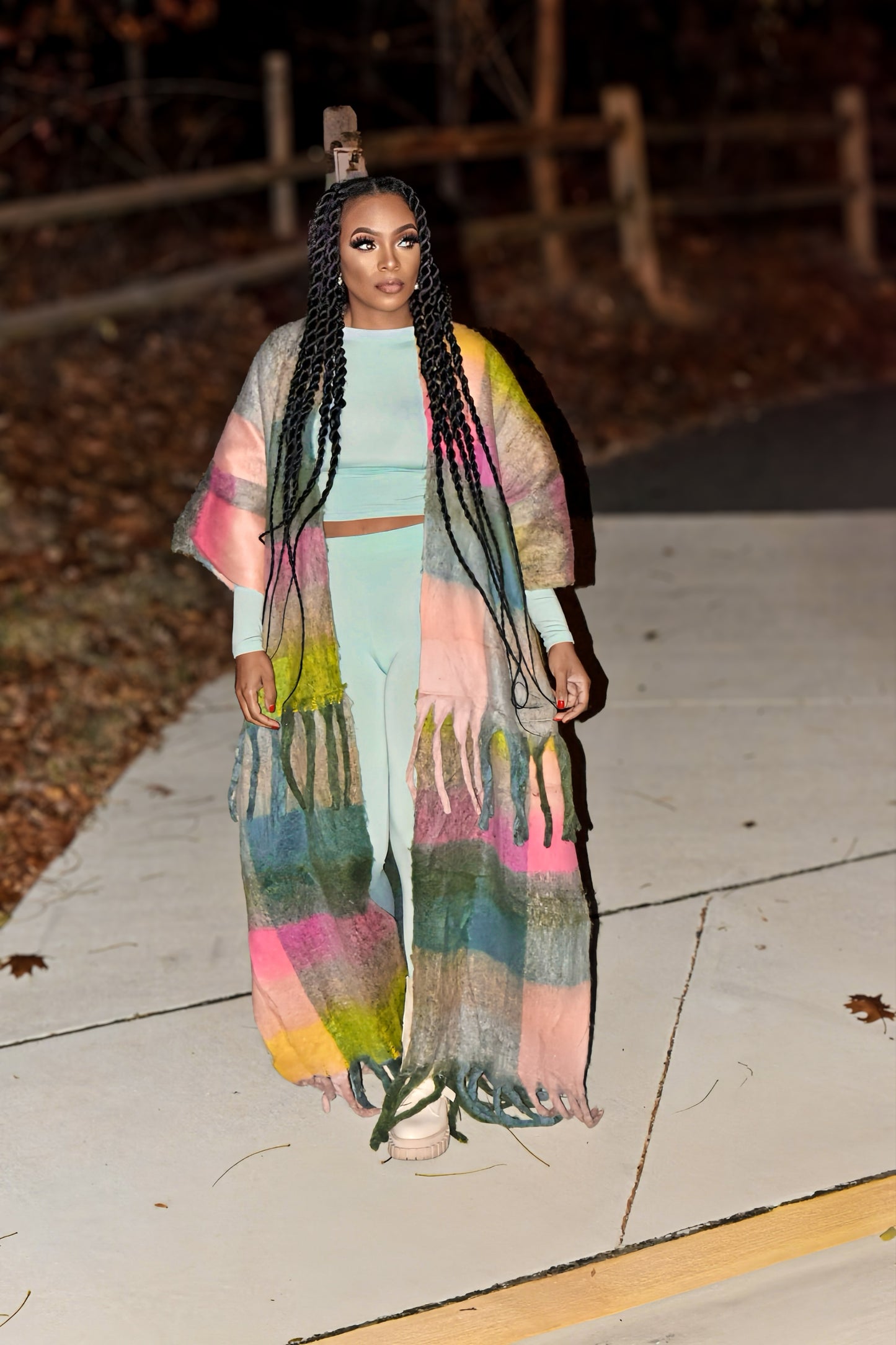 Lexi Color Block Cardigan