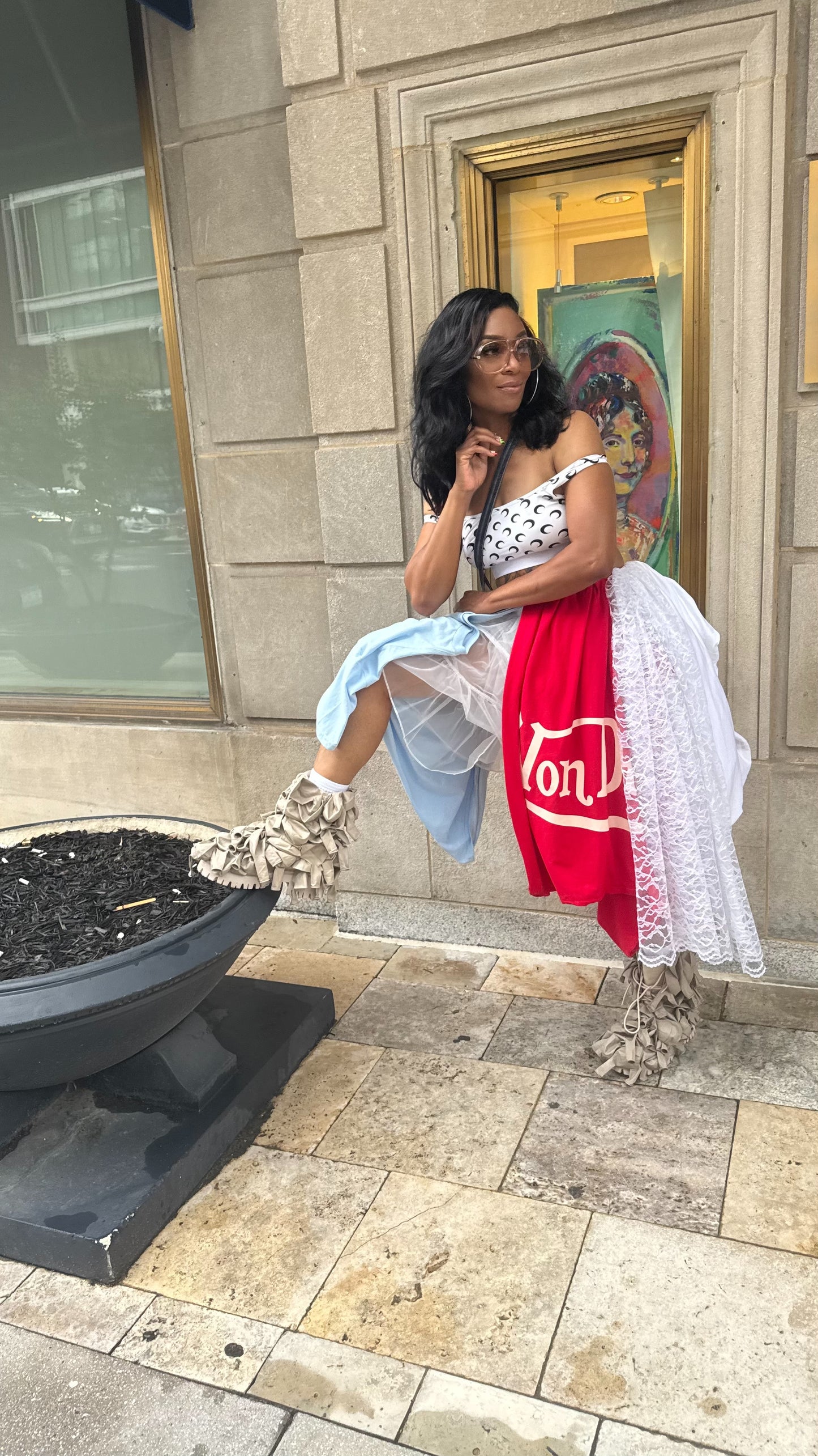PPN PRJCT Custom T-Shirt Skirt