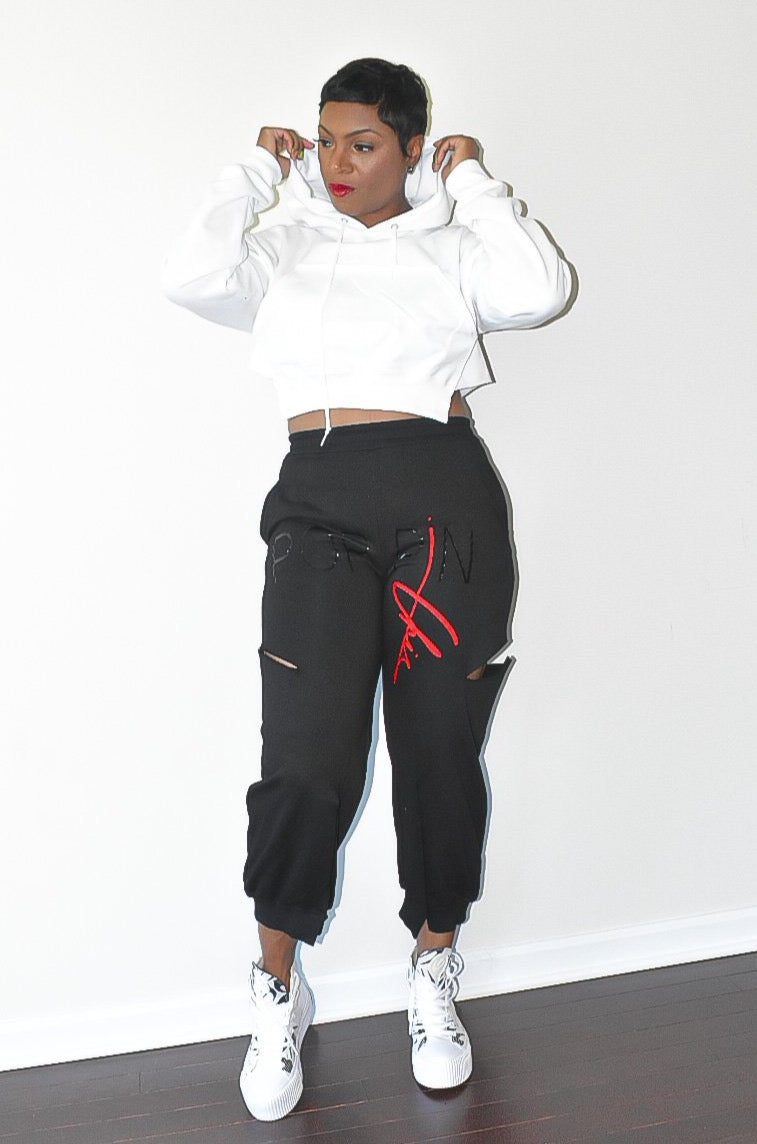 POPPIN My Way Sweatpants (Black)