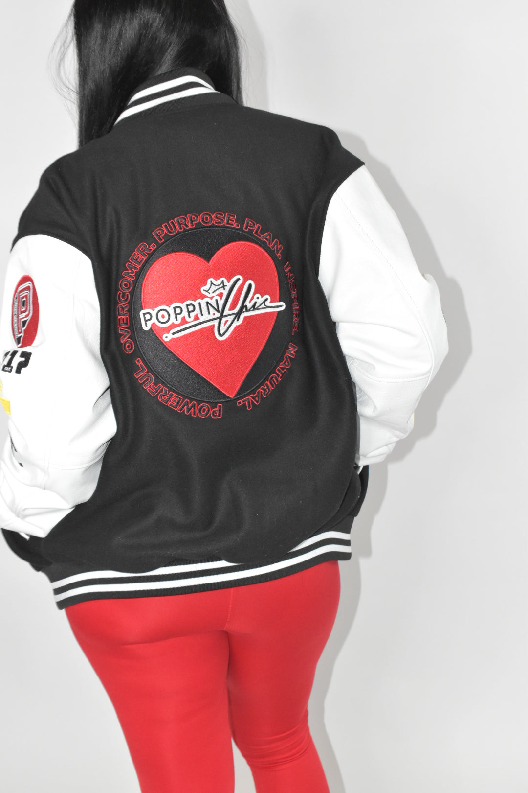POPPIN CHIC Anniversary Varsity Jacket
