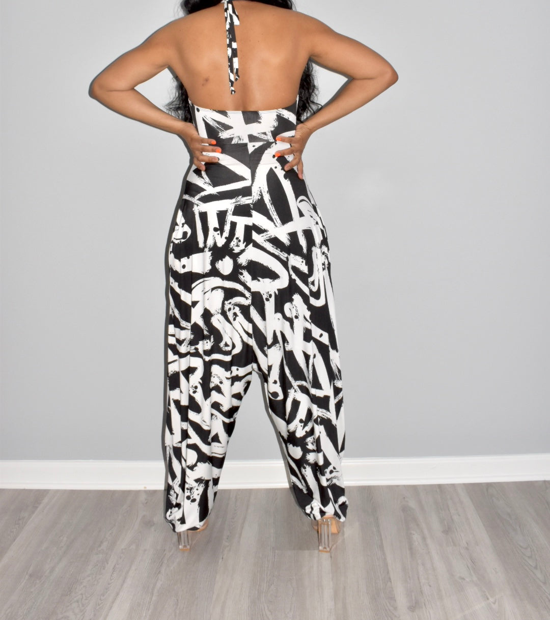 Traci Abstract Harem Jumper