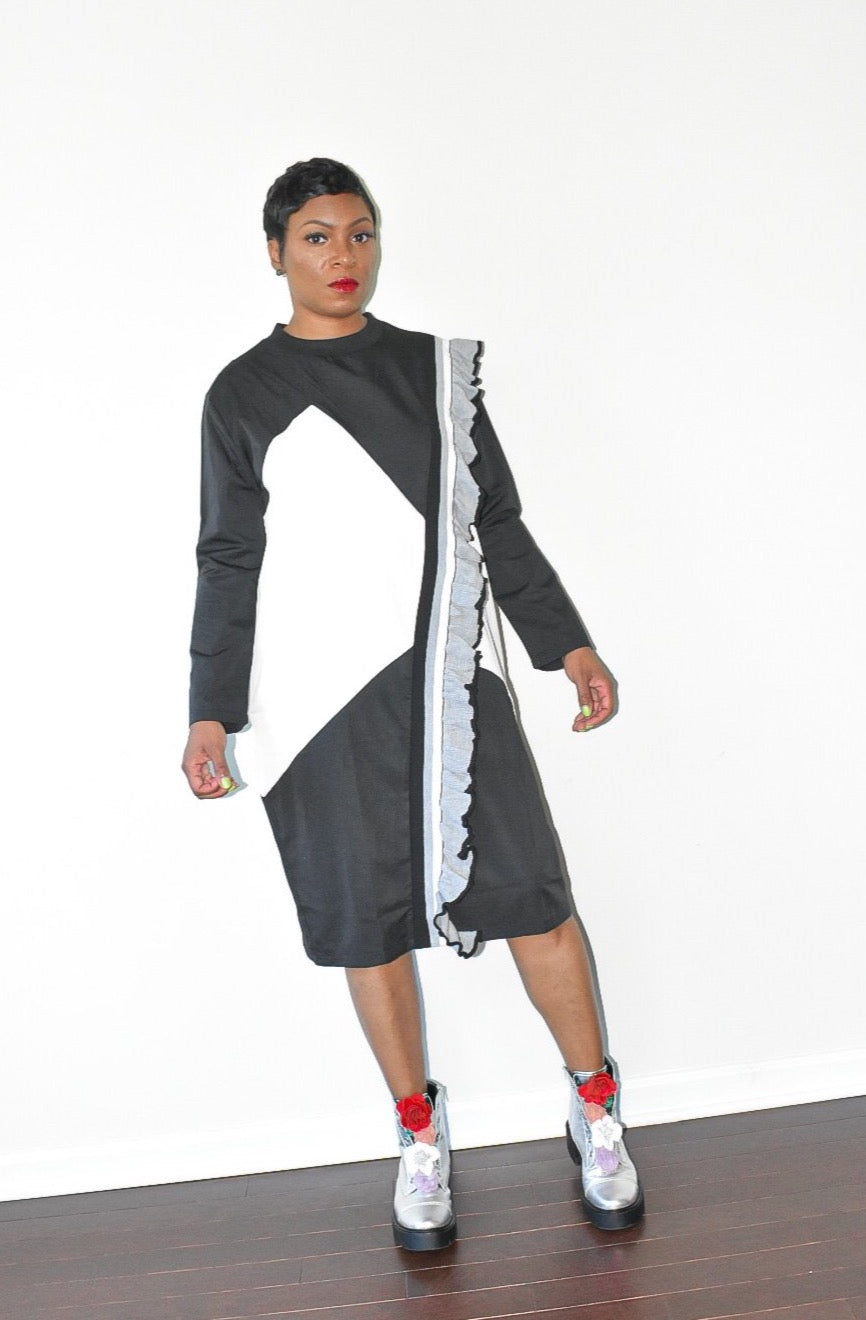 Ruffle Me Down Dress