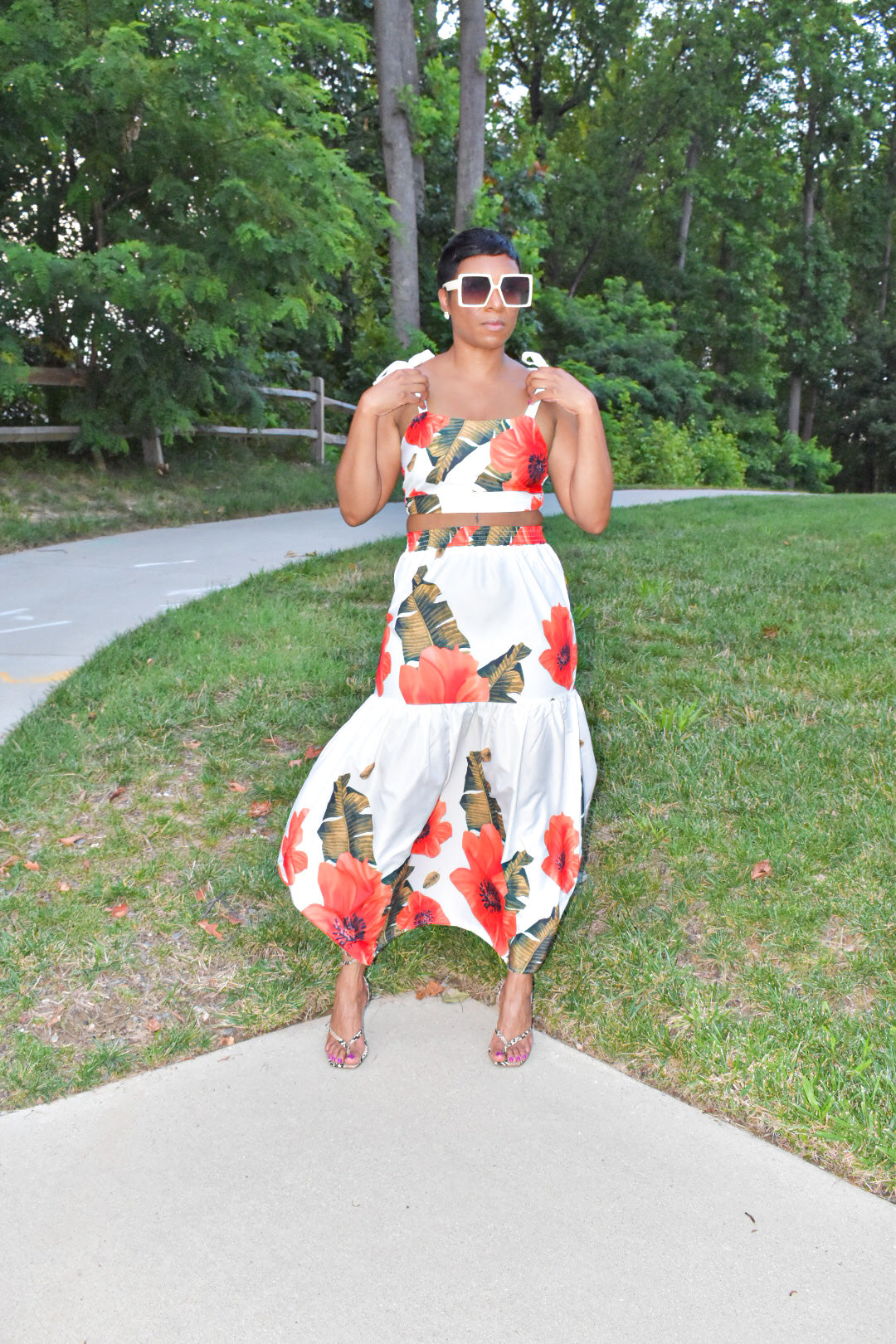 Hailey Floral Two Piece Set