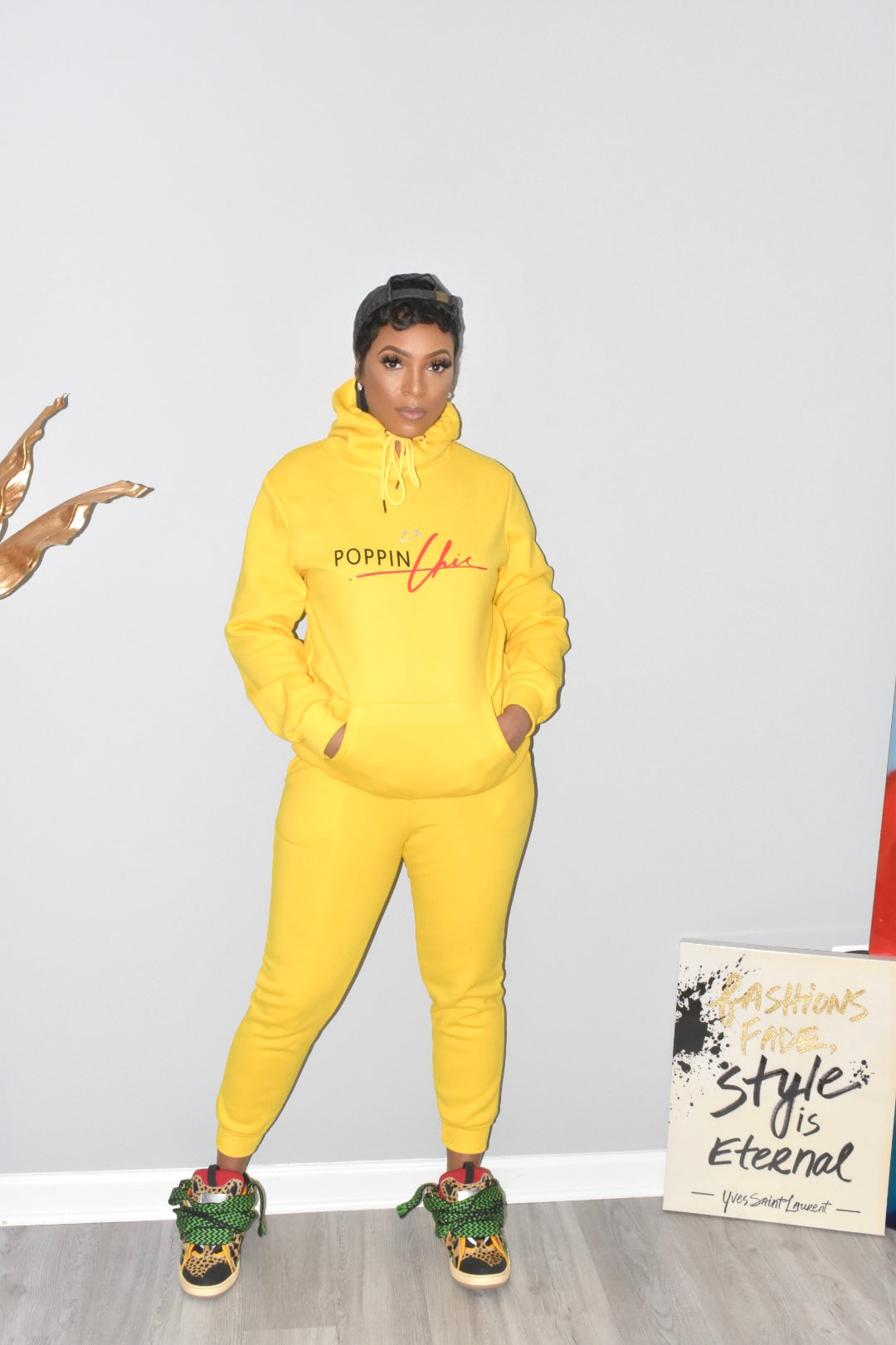 Yellow Original POPPIN Sweatsuit