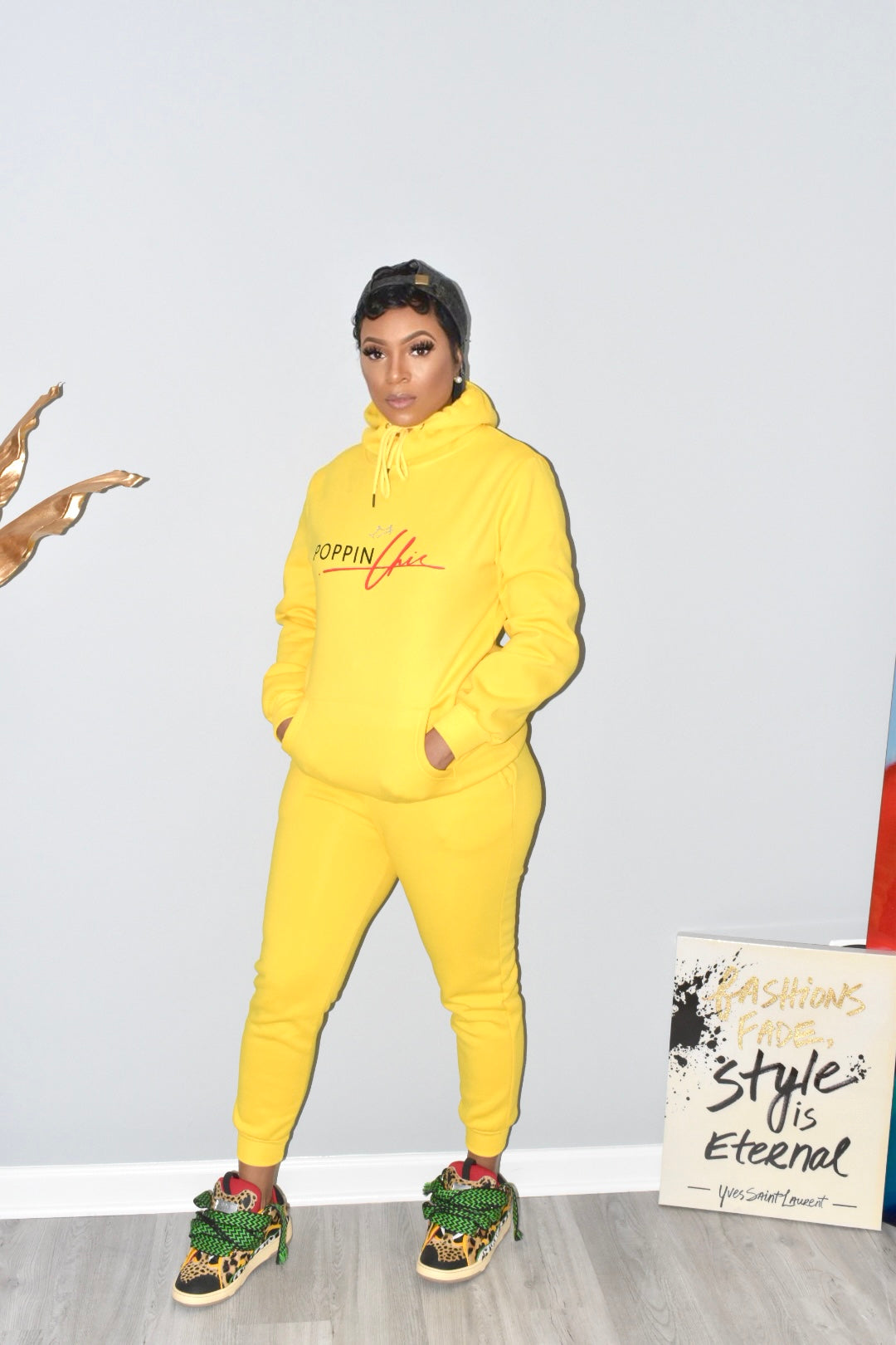 Yellow Original POPPIN Sweatsuit