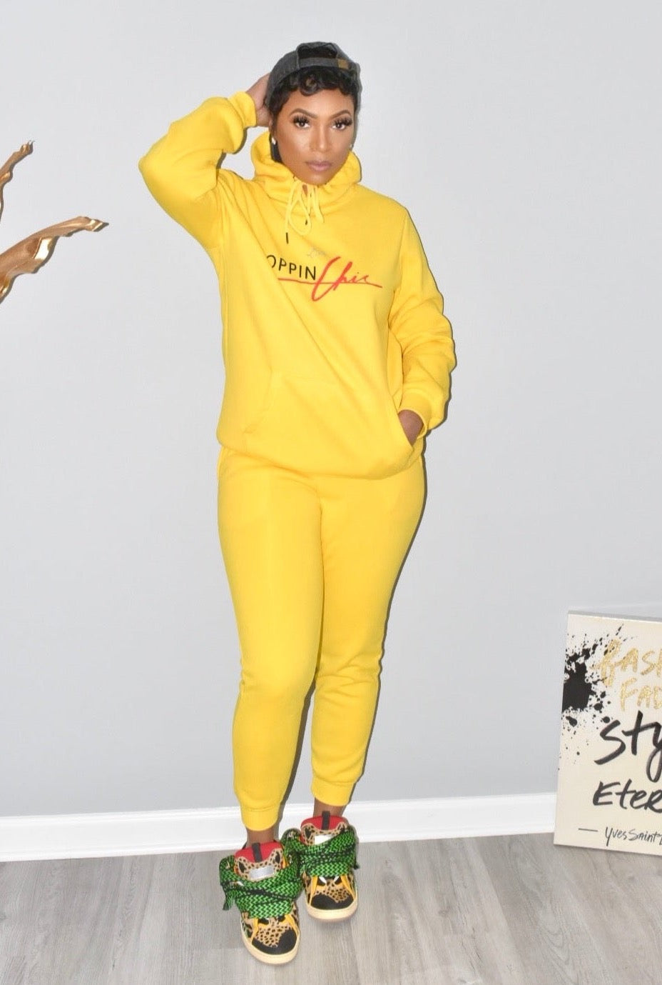 Yellow Original POPPIN Sweatsuit