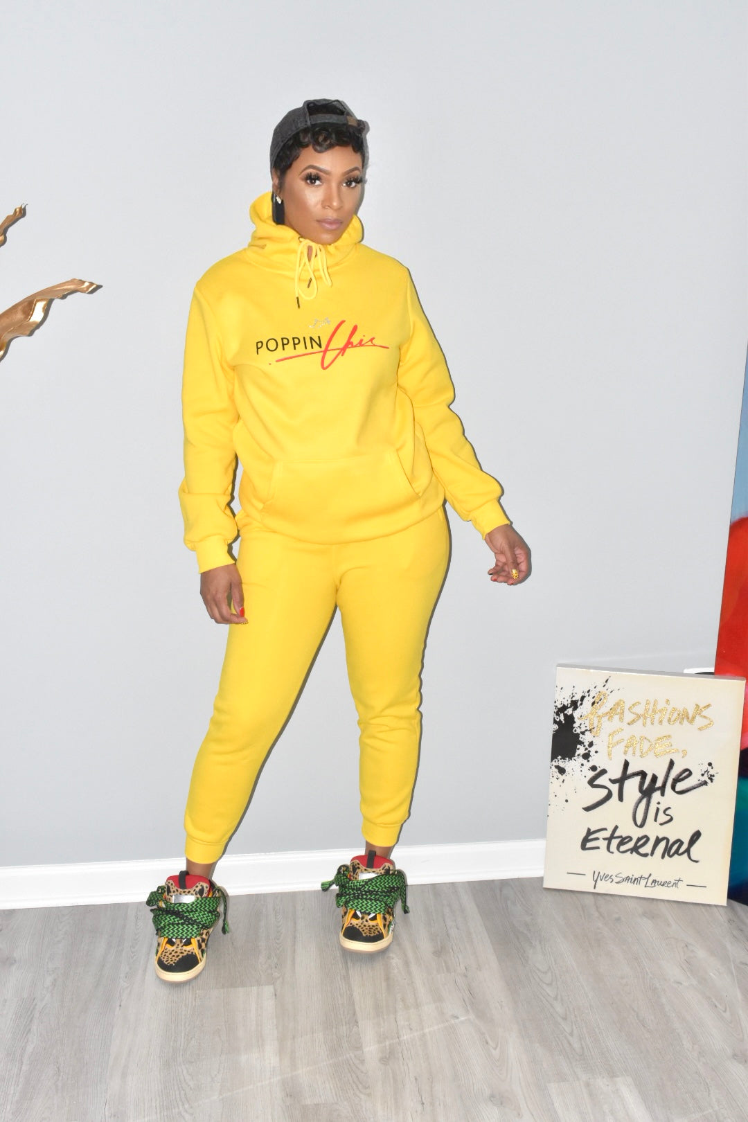Yellow Original POPPIN Sweatsuit