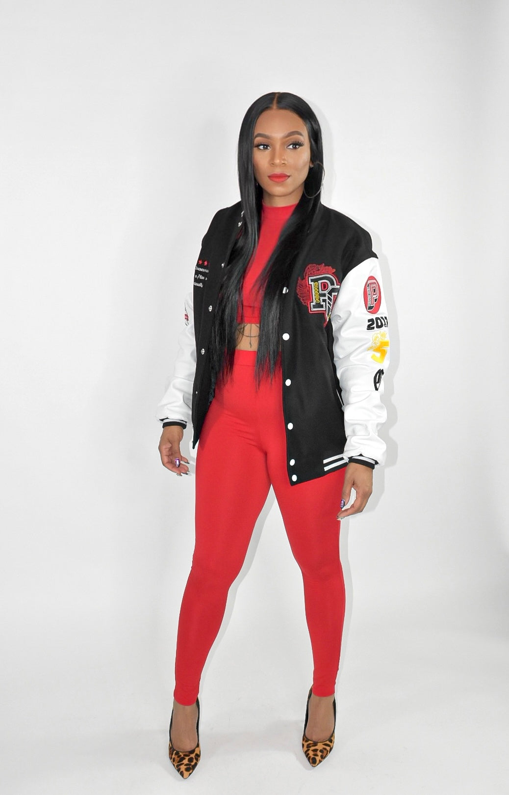 POPPIN CHIC Anniversary Varsity Jacket