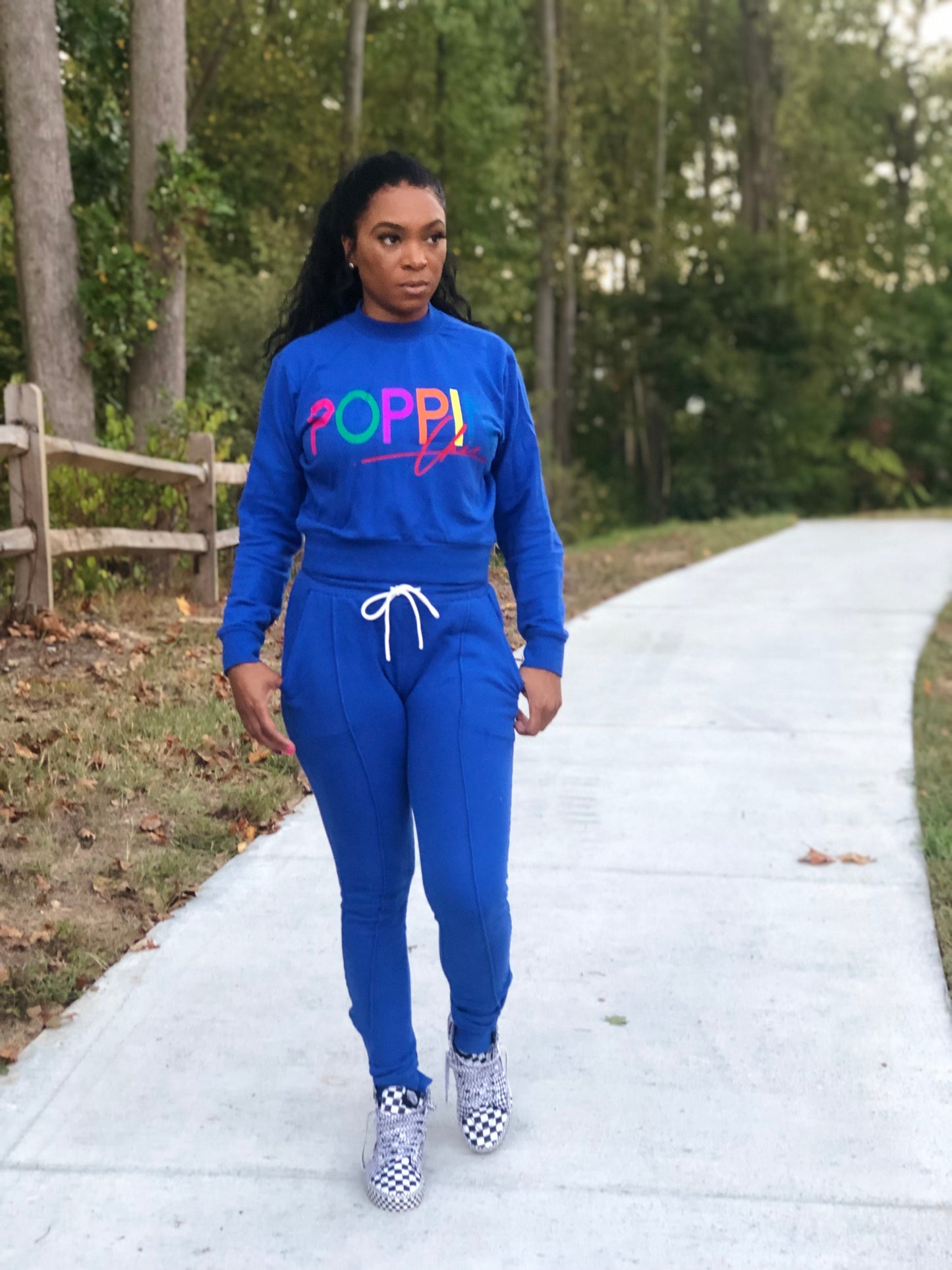 "I Make the Statement" Royal Jogger Set