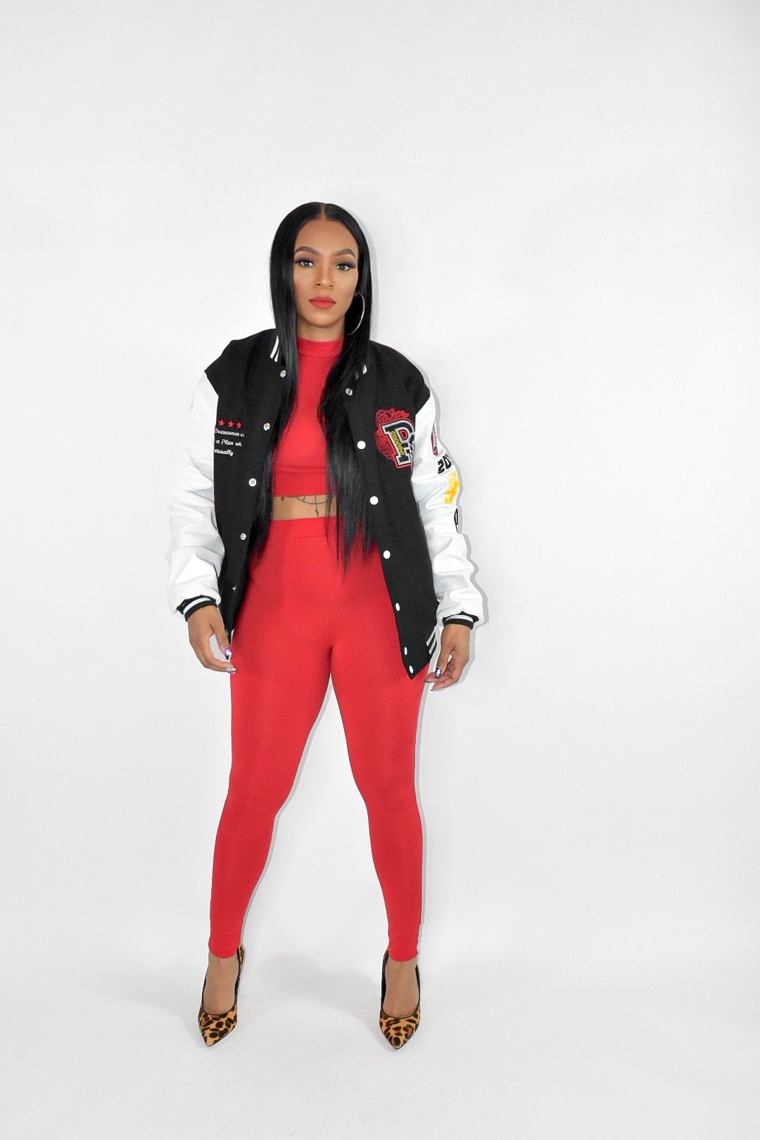 POPPIN CHIC Anniversary Varsity Jacket