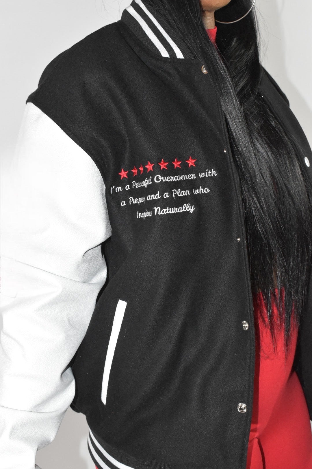 POPPIN CHIC Anniversary Varsity Jacket
