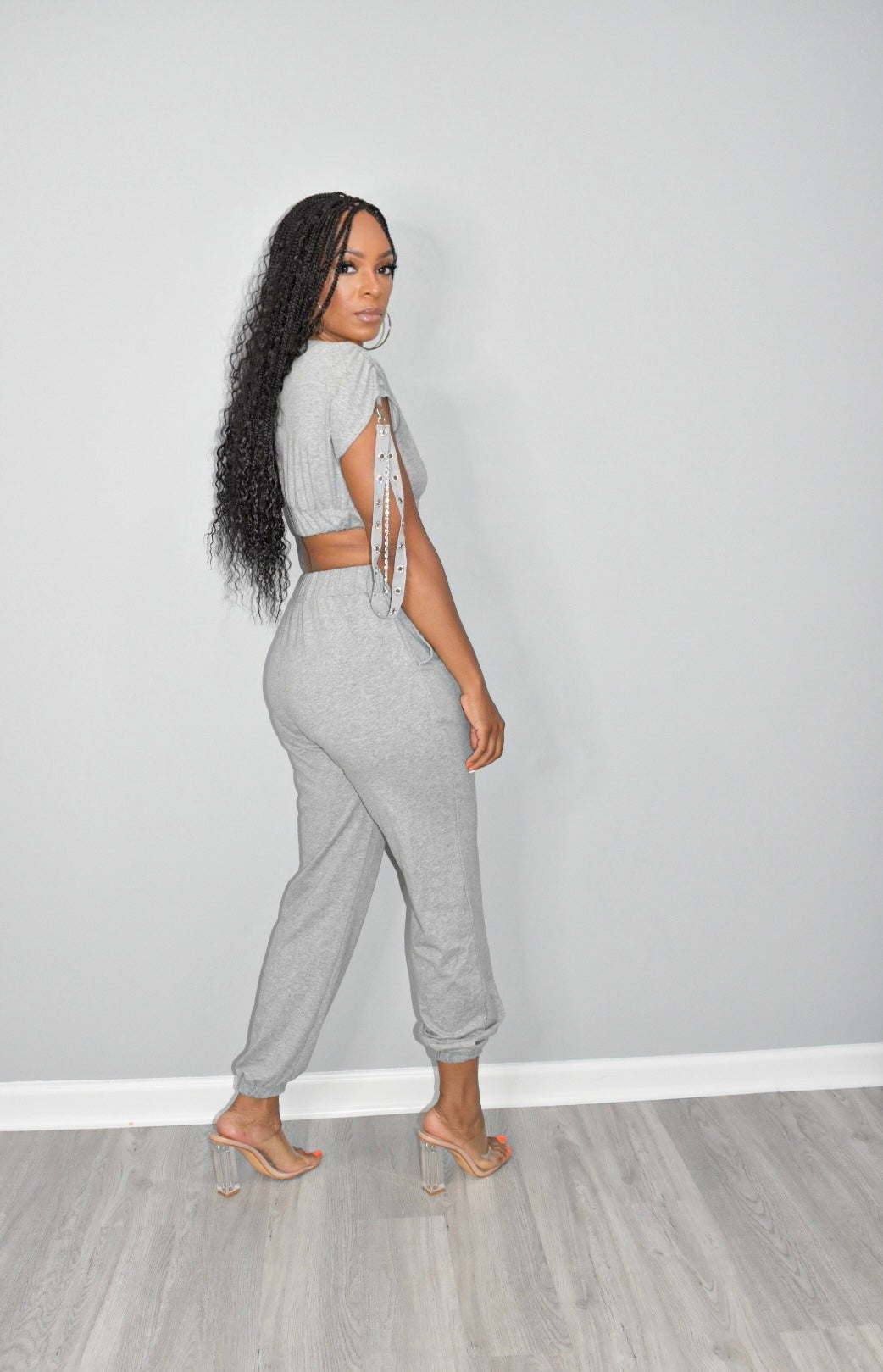 Dess 2 Piece Jogger Set (Grey)