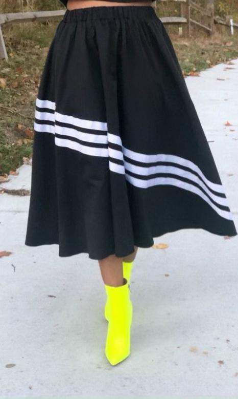 POPPIN 3 Striped Skirt