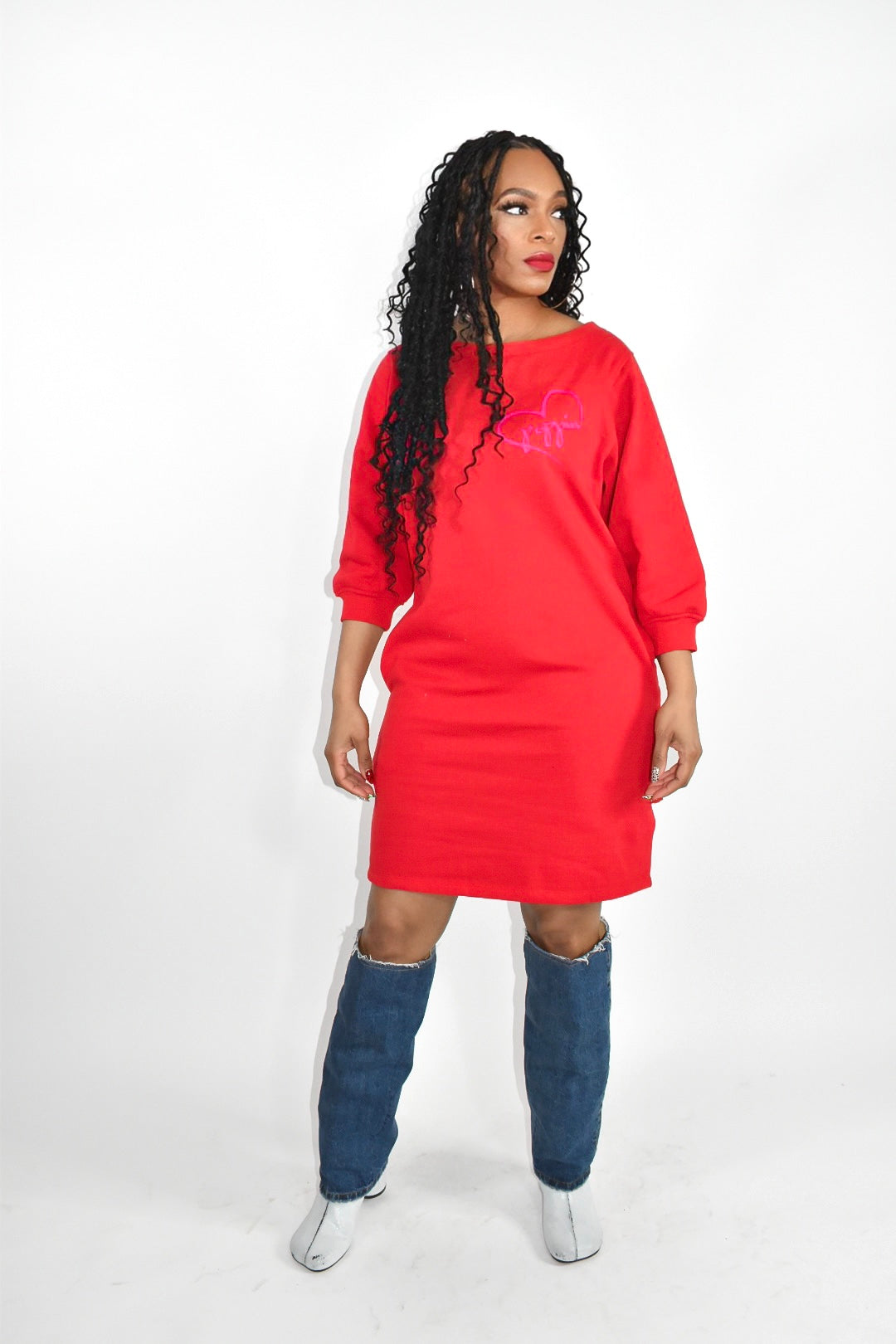 POPPIN with LOVE Sweat Dress