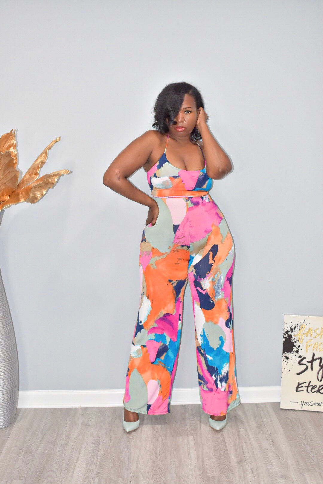 Abstract POPPIN Jumpsuit