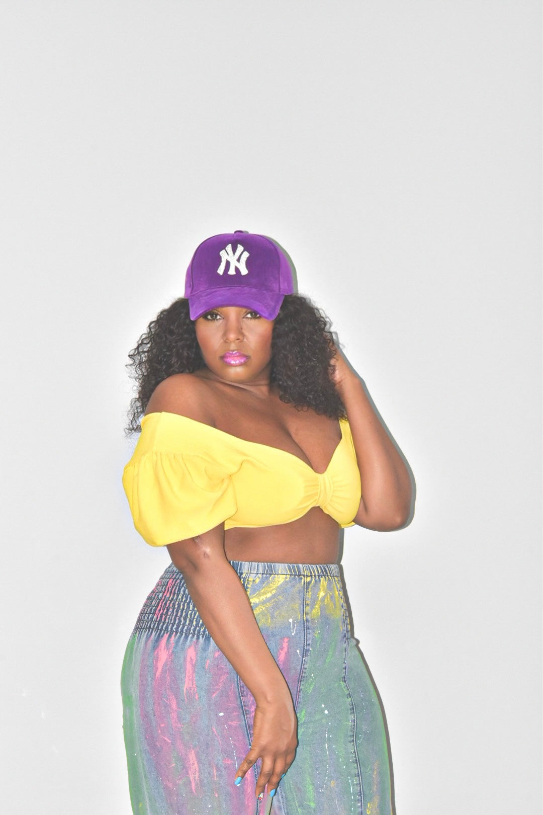 Paint Me Pretty Harem Denim Pants