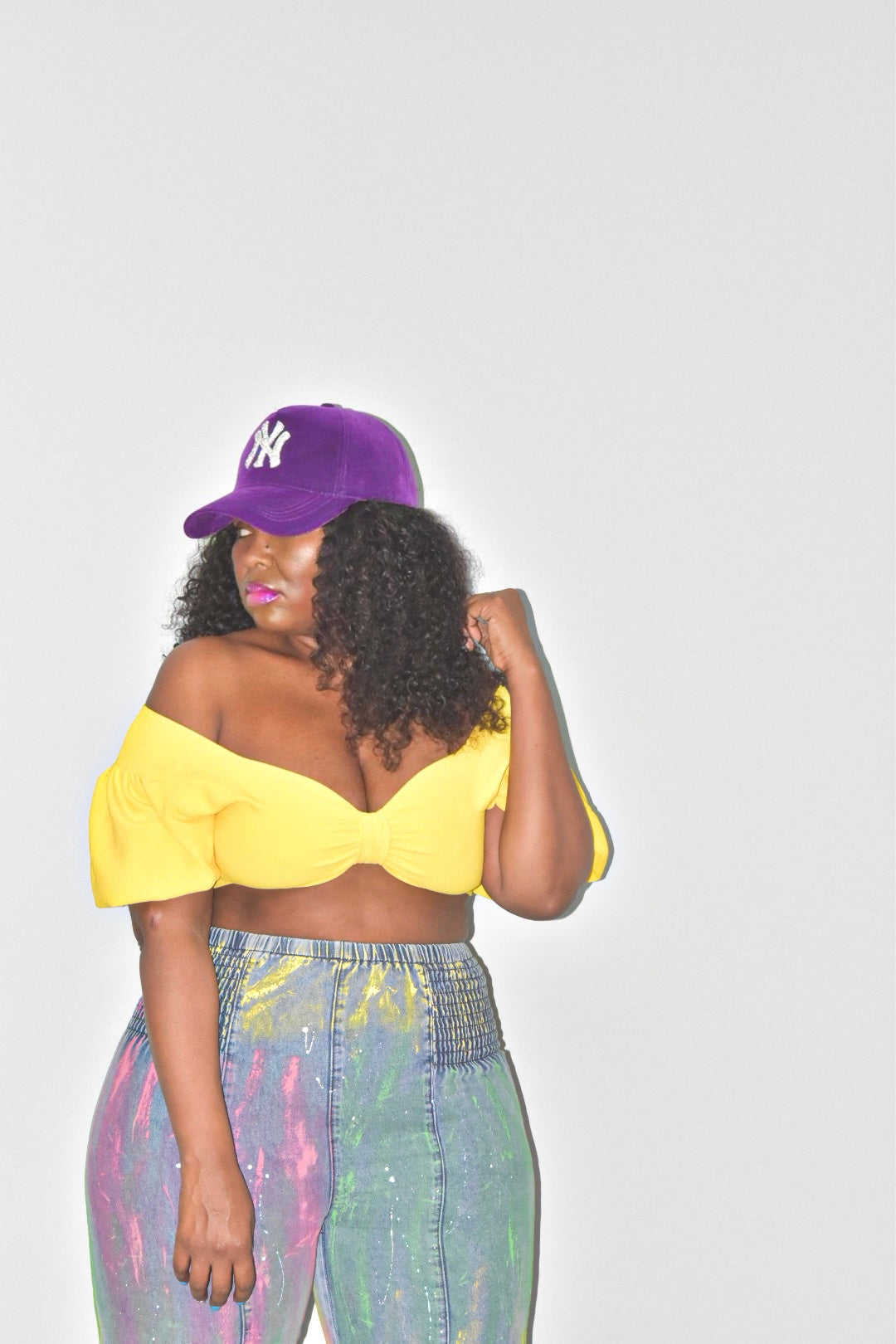 Paint Me Pretty Harem Denim Pants