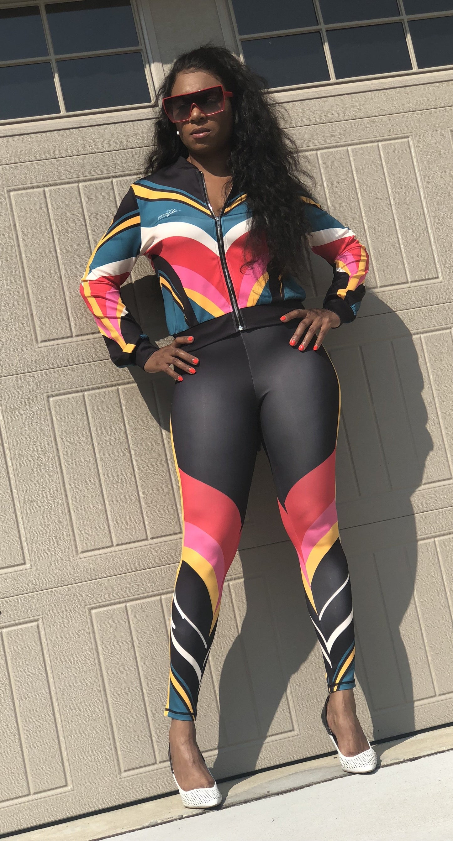 POPPIN Multicolored Track Suit