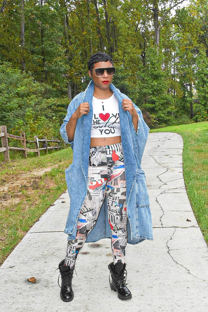 Stonewashed Denim Duster