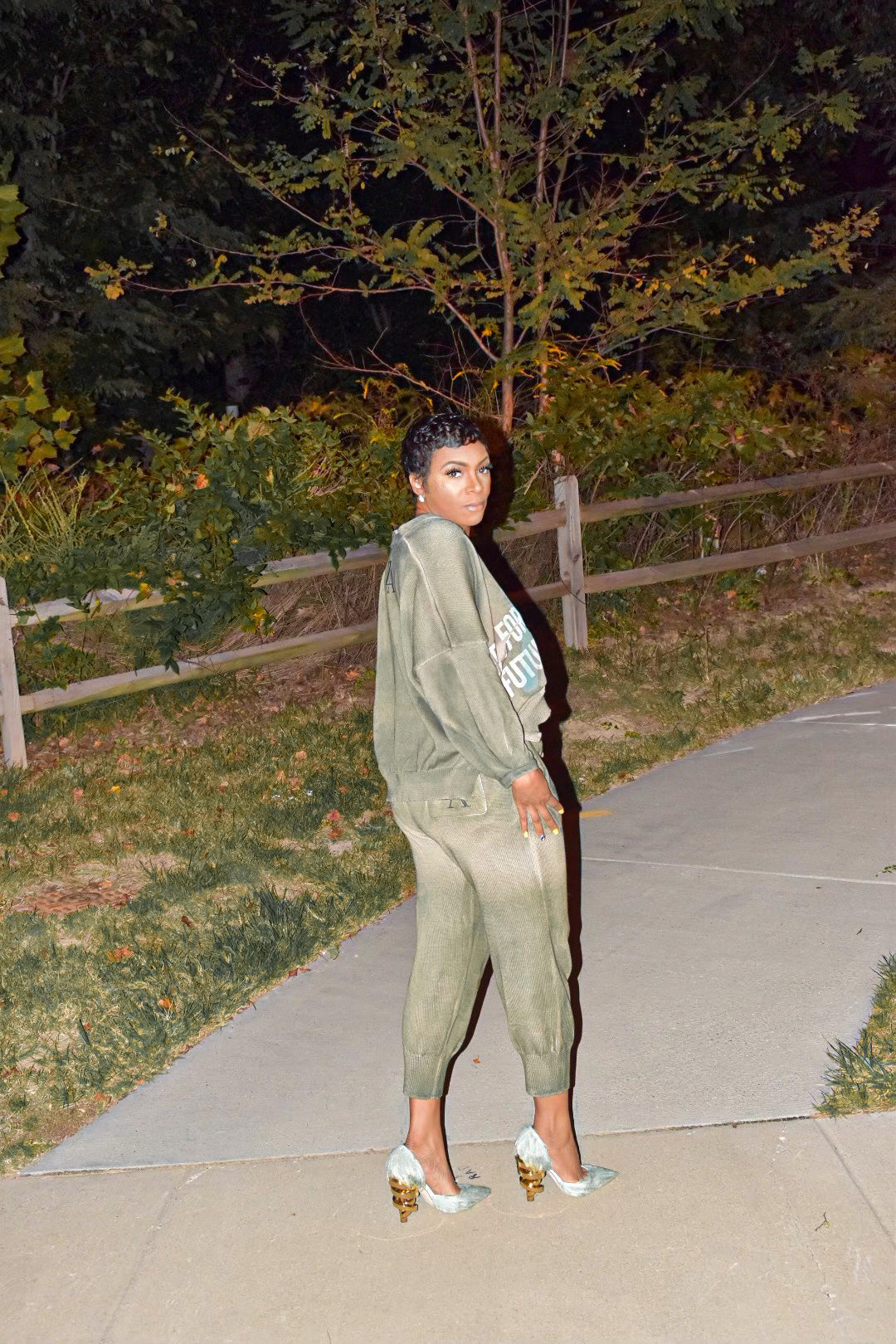 Olivia | Graffiti 2 Piece Pants Set