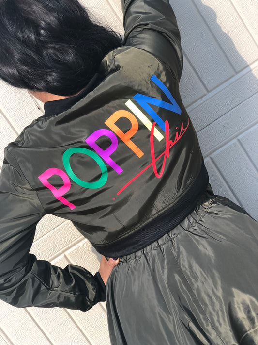 POPPIN Flight Olive Skirt Set