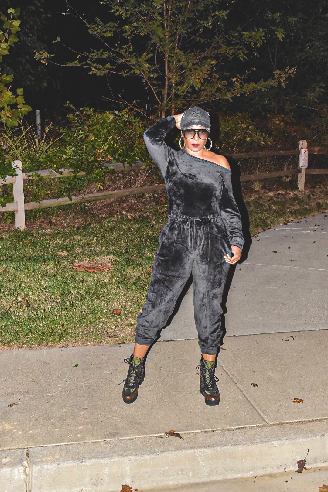 Basic Yet Essential | Black Velour Set