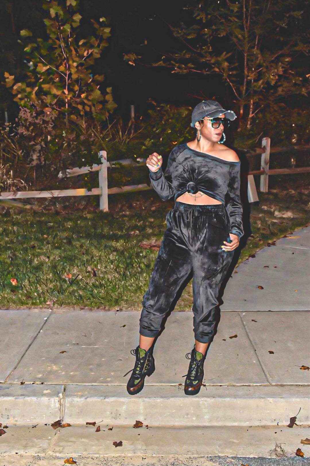 Basic Yet Essential | Black Velour Set