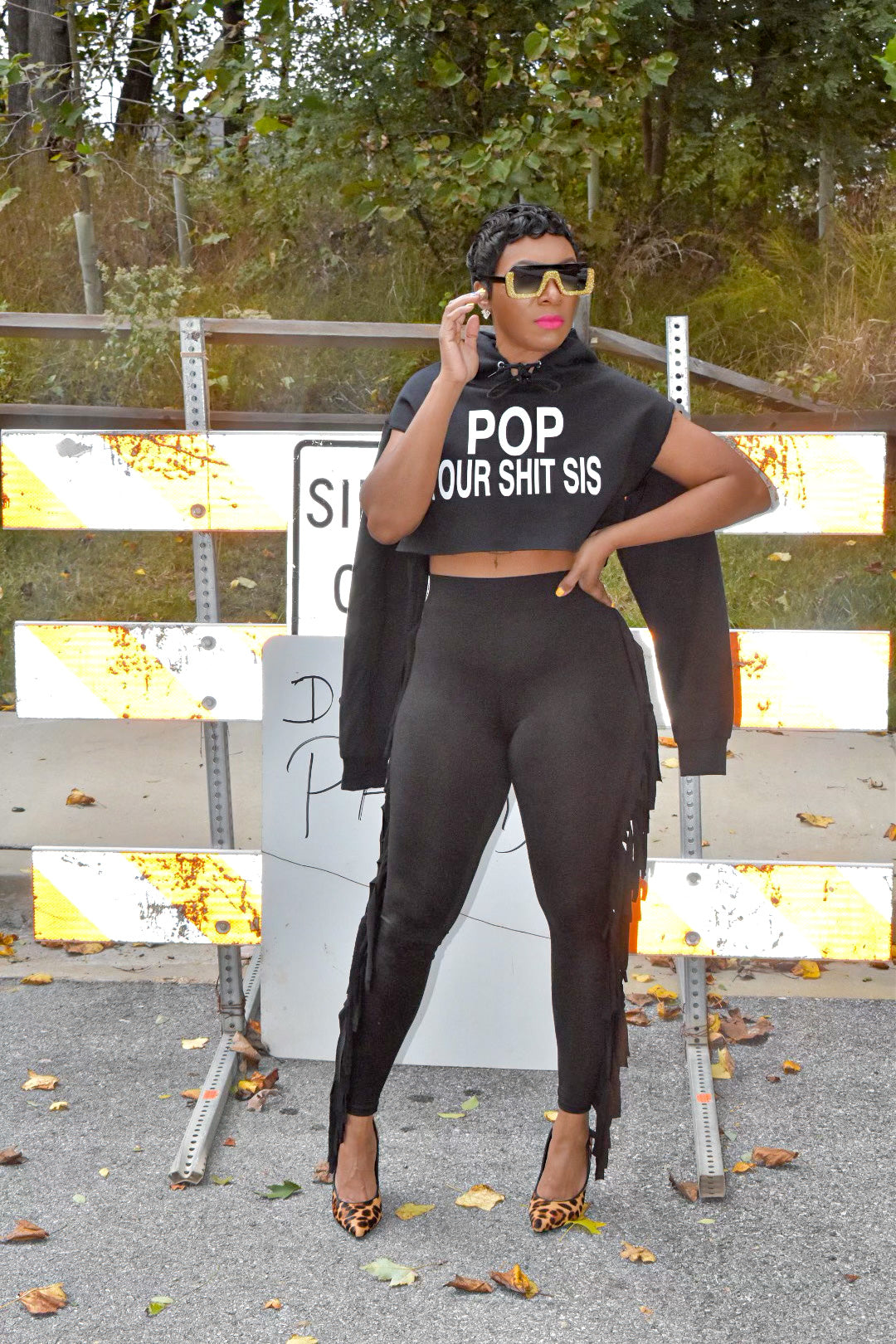 La La Fringed | Leggings