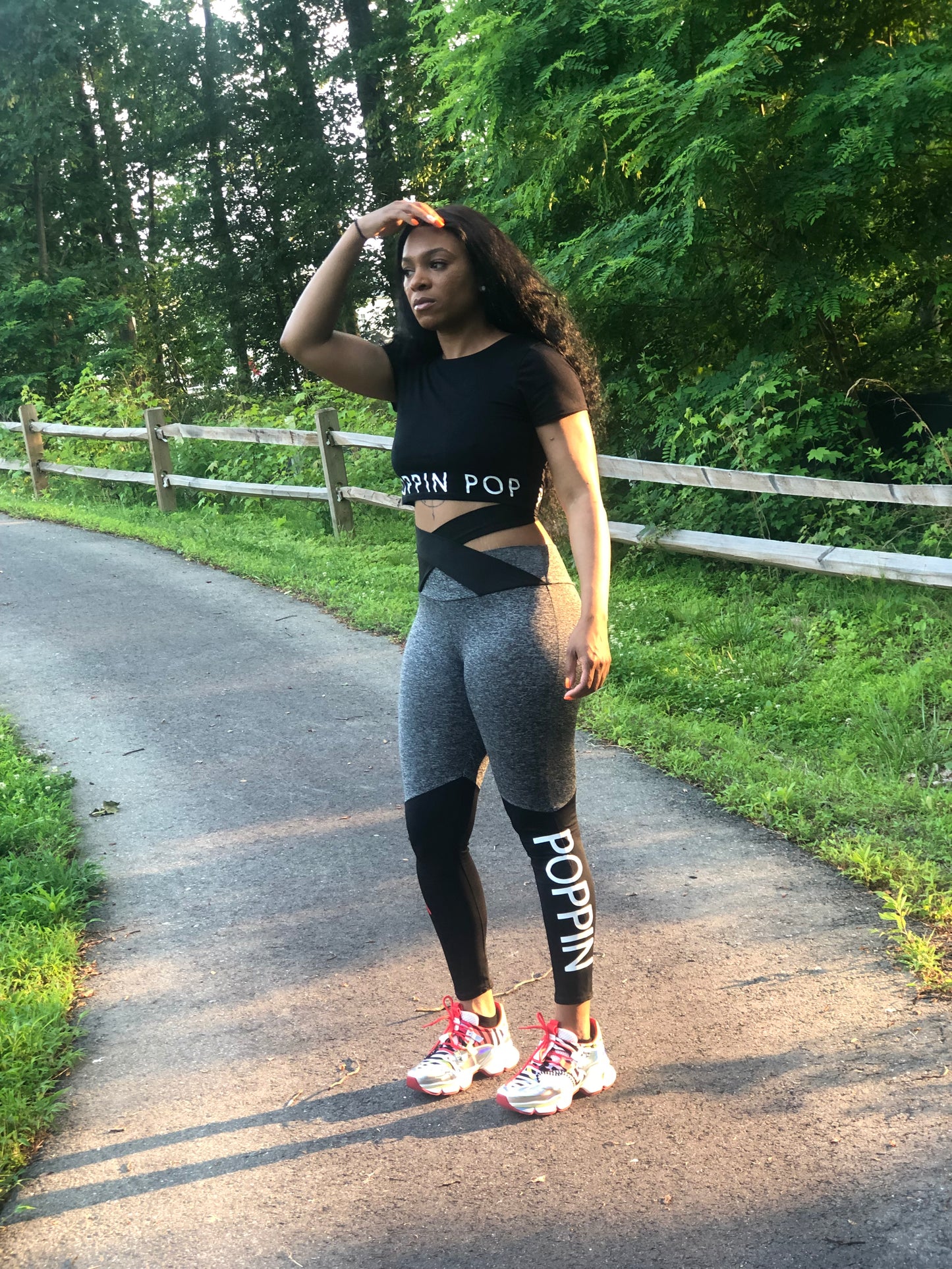 POPPIN Tie Waist Leggings