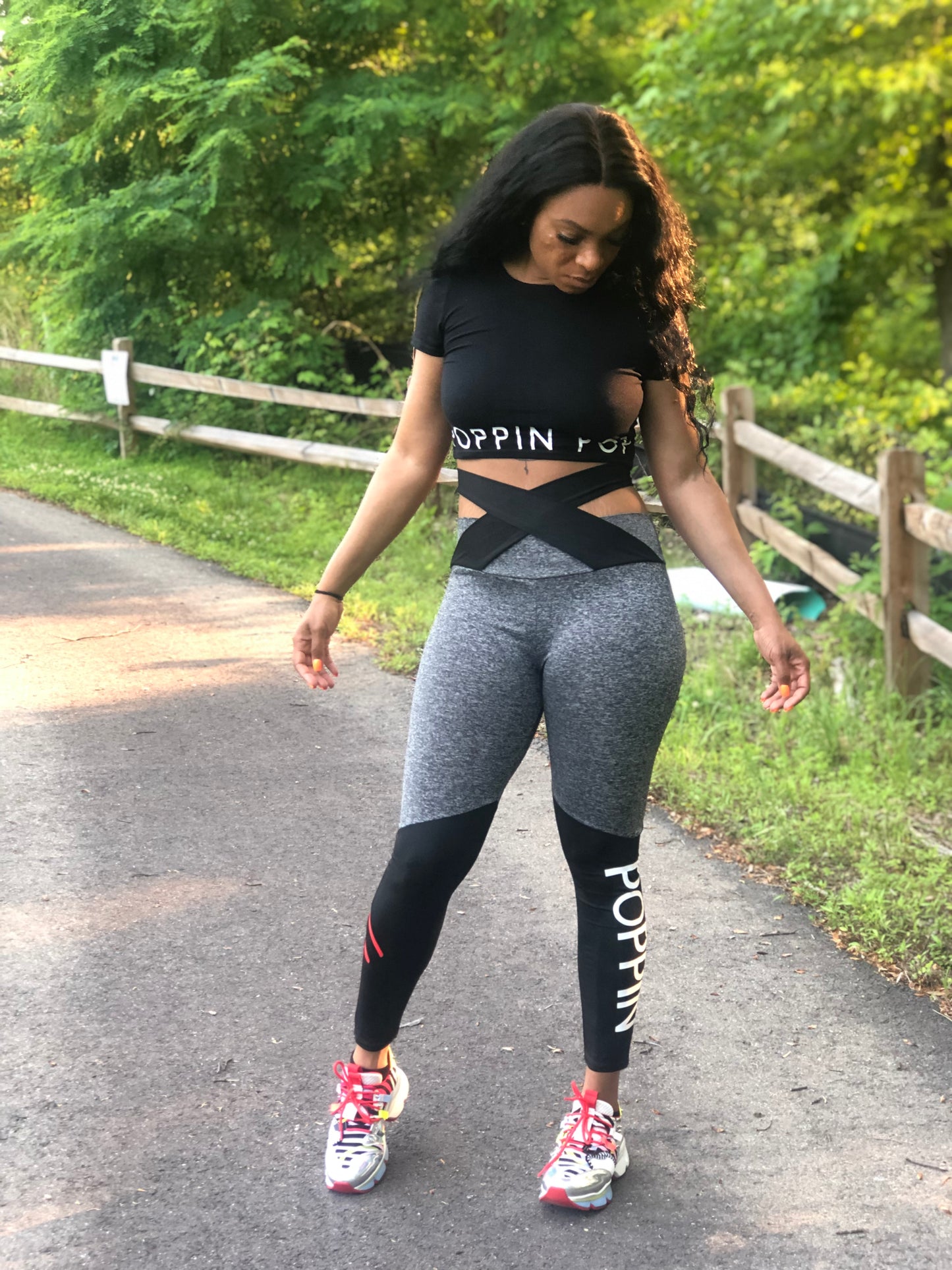 POPPIN on Repeat Crop Top