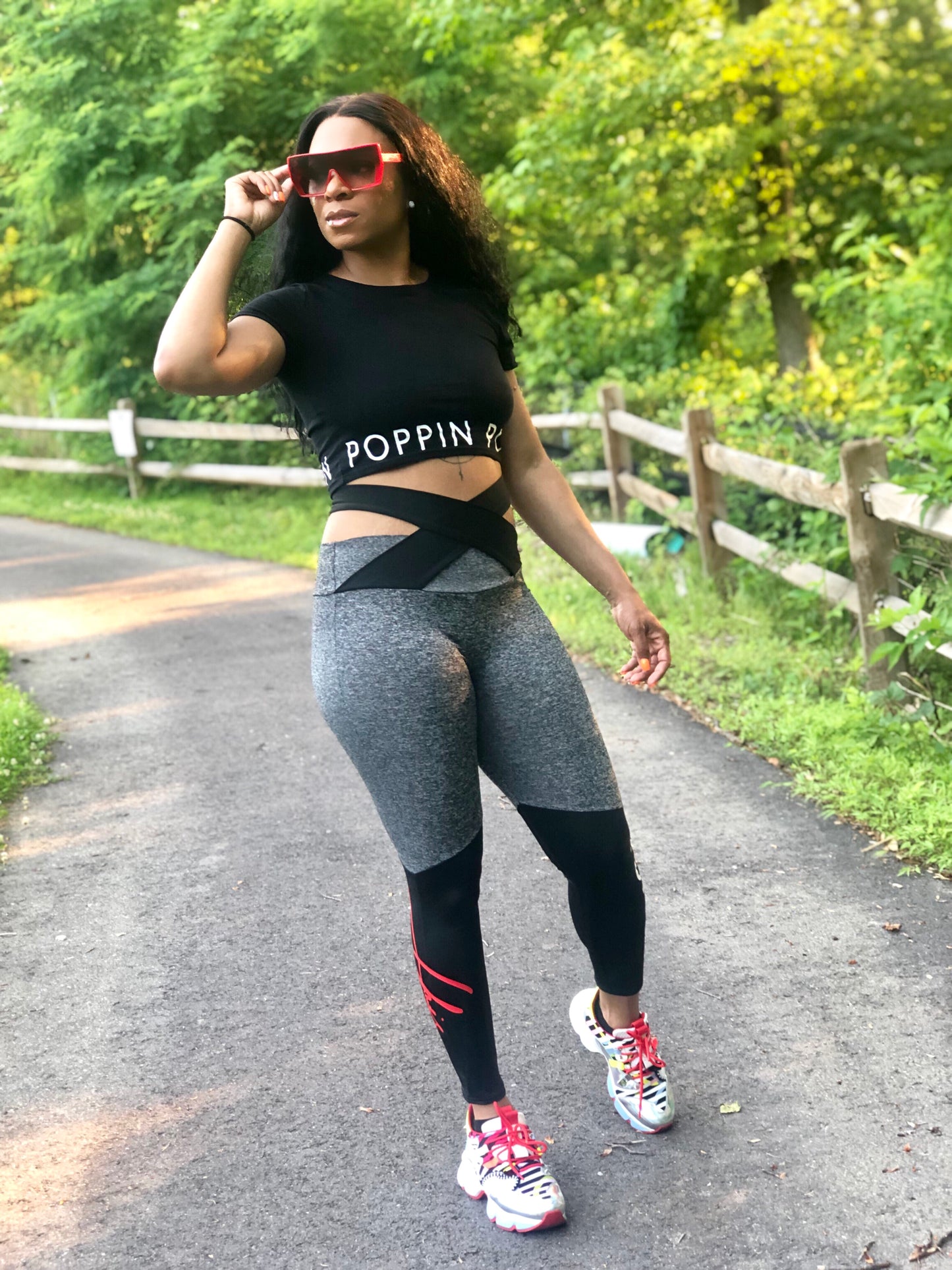 POPPIN on Repeat Crop Top