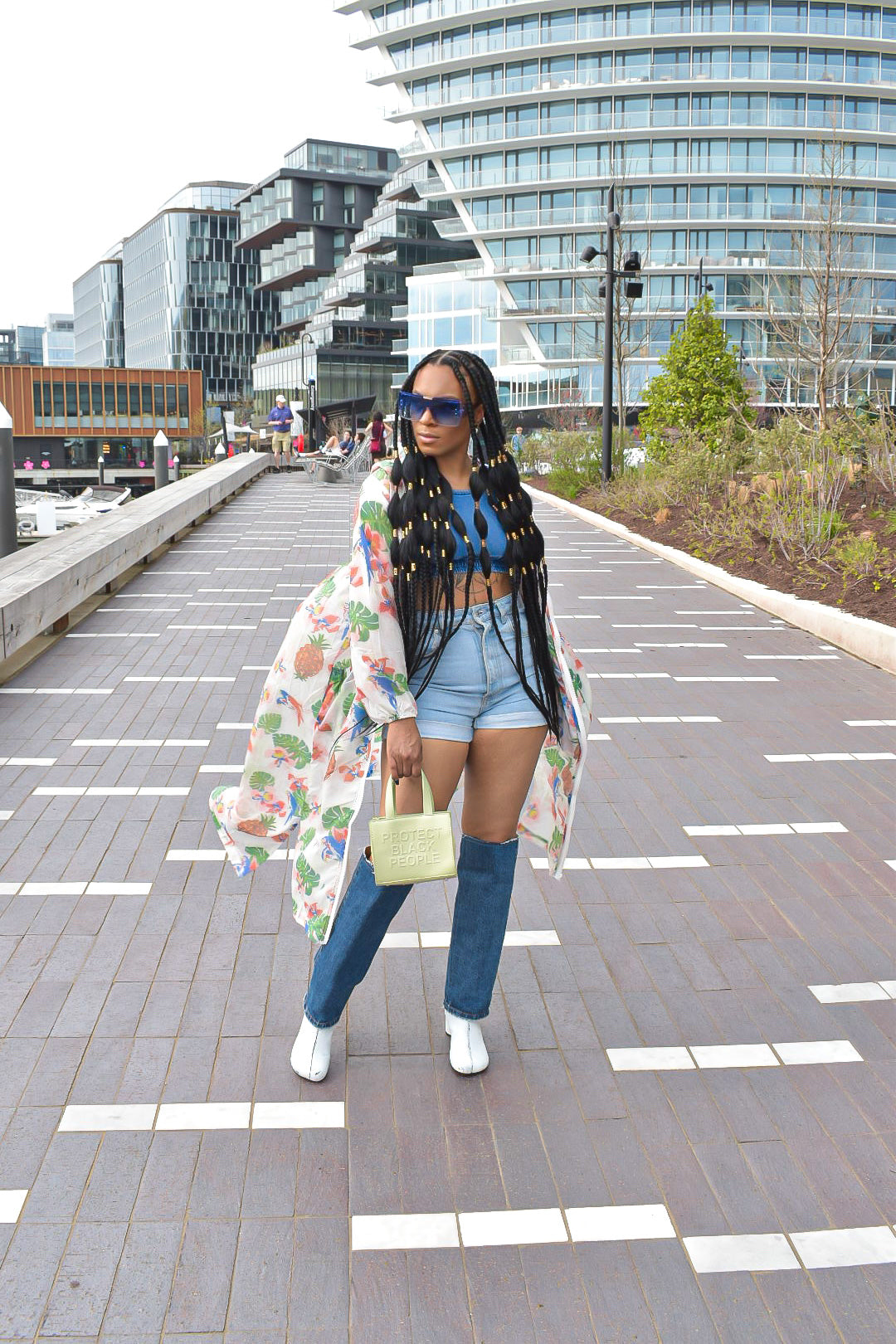 Fiona Floral Windbreaker