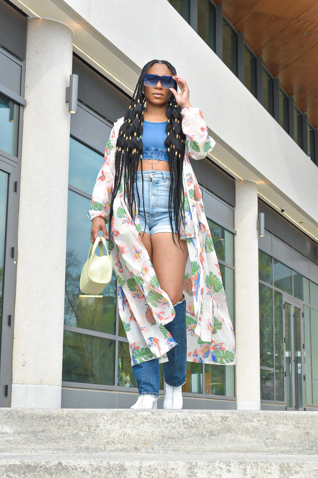 Fiona Floral Windbreaker