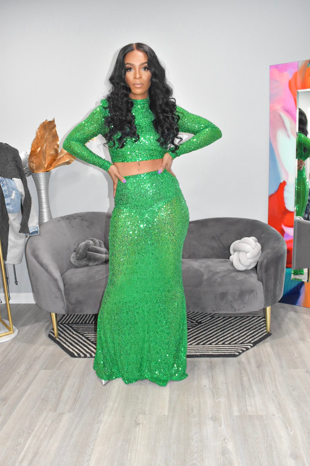 Glamour Chic Sequin Set