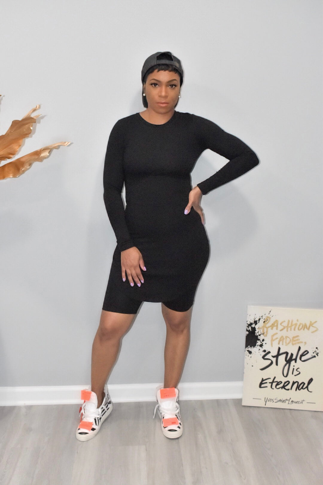 Black Tunic and Short Set