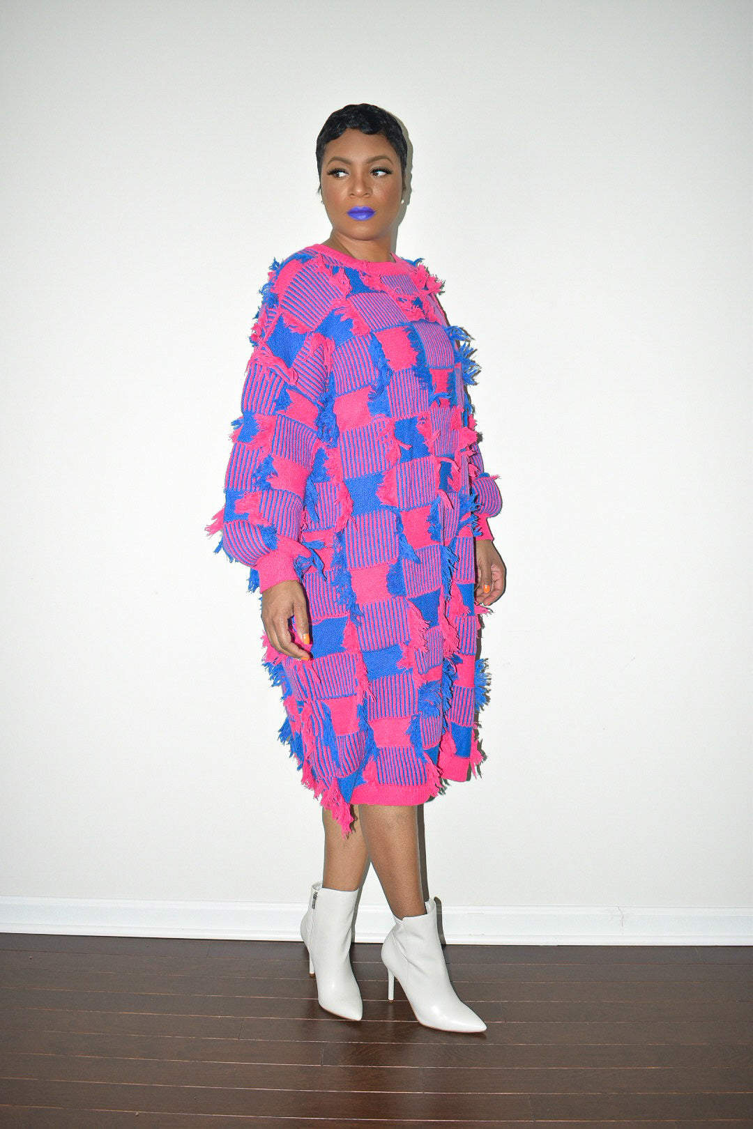 It's the Fringe For Me Sweater Dress