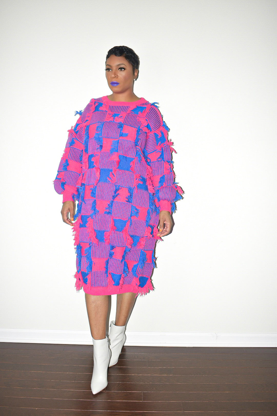 It's the Fringe For Me Sweater Dress