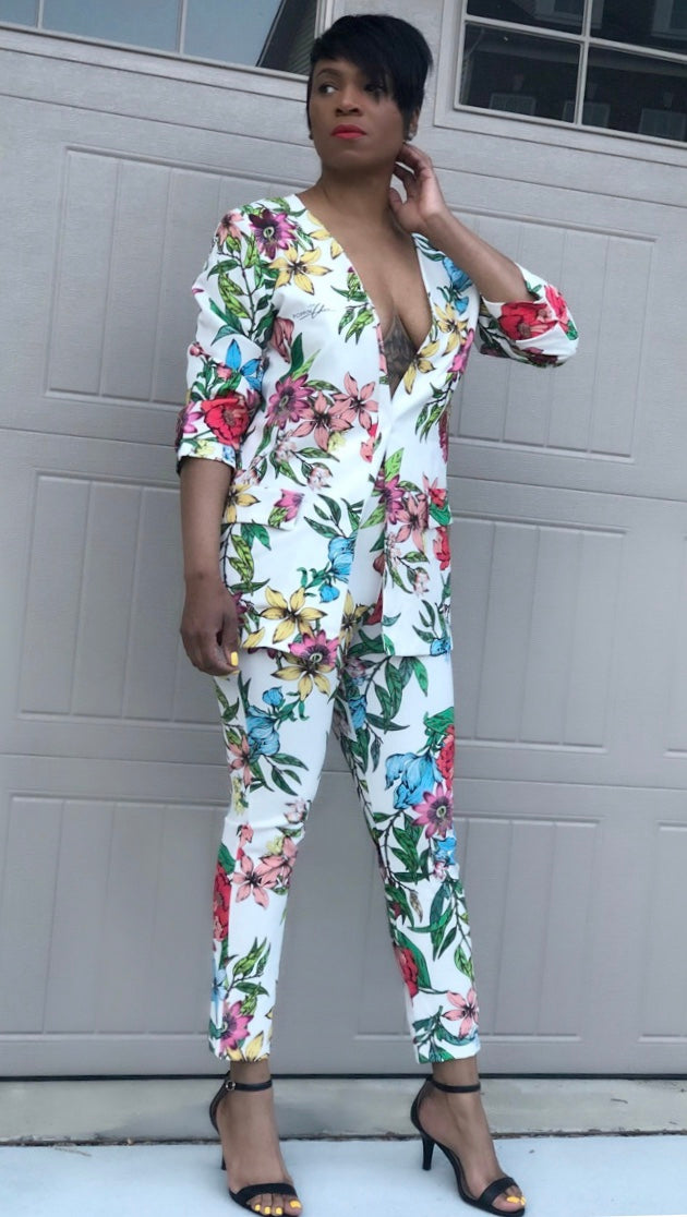 POPPIN Flowers Pant Set