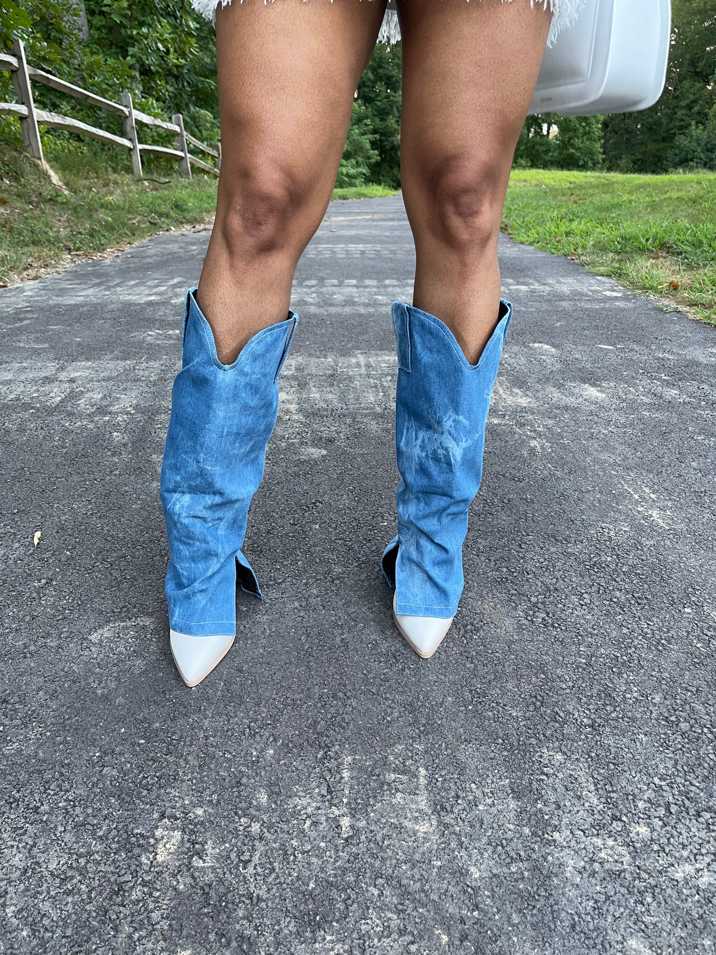 Mac Denim Western Boot