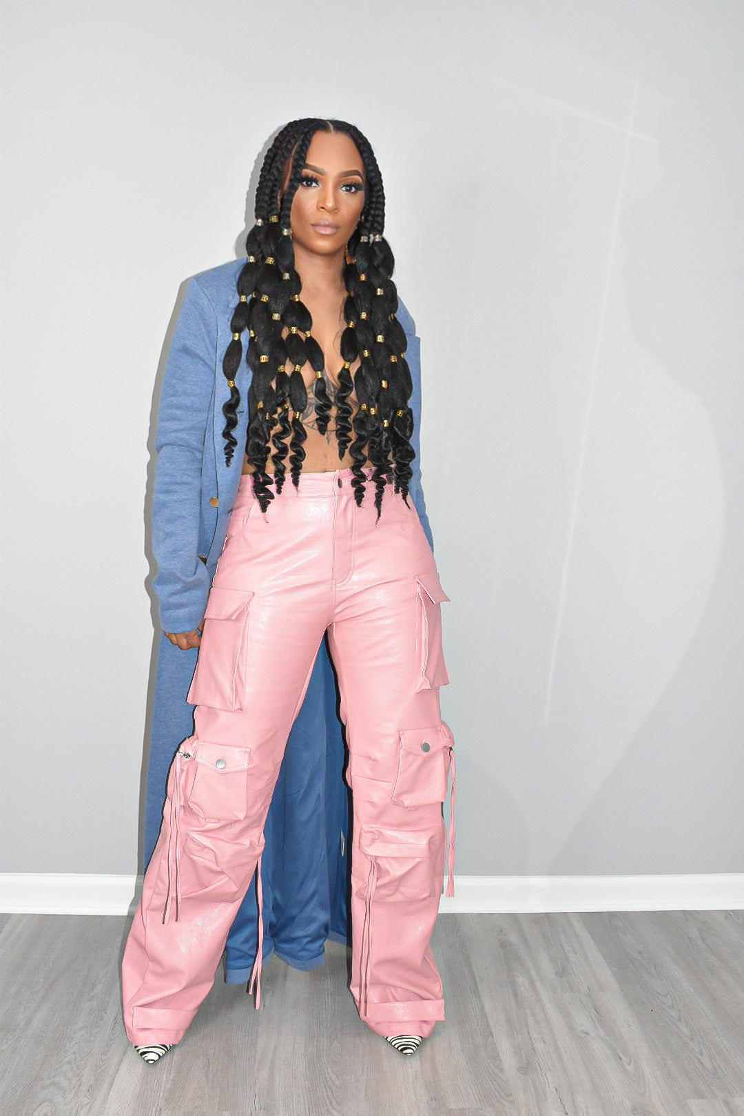 Pinky POPPIN Cargo Pants