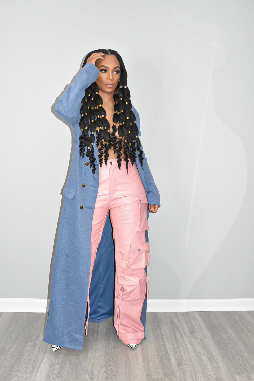 Pinky POPPIN Cargo Pants