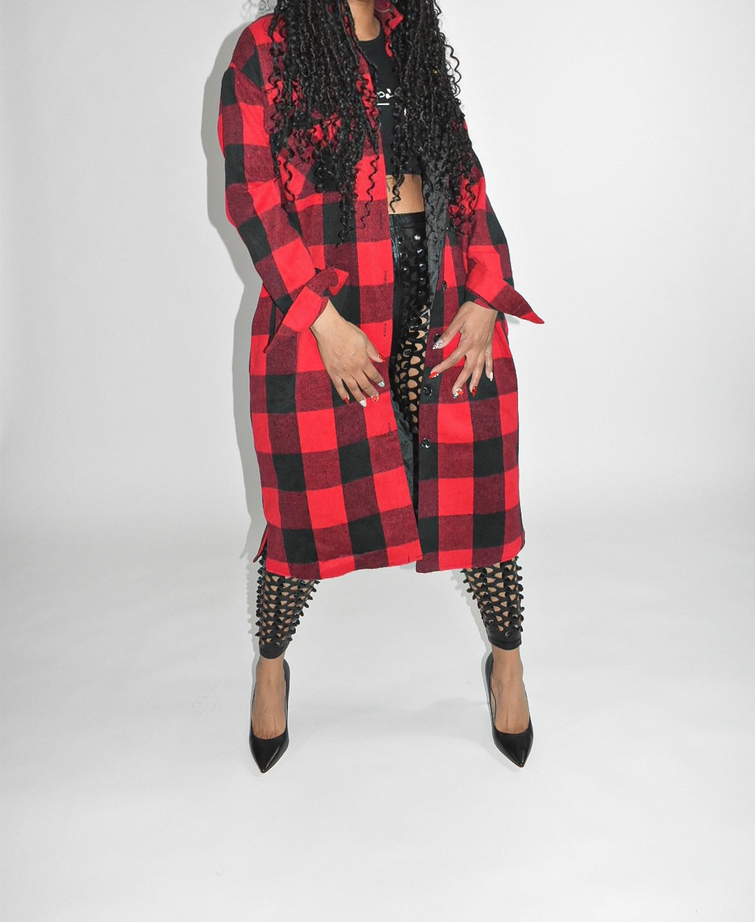 Bailee Buffalo Plaid Top/Jacket