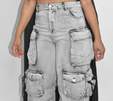 Kenzie Dipped Cargo Jeans