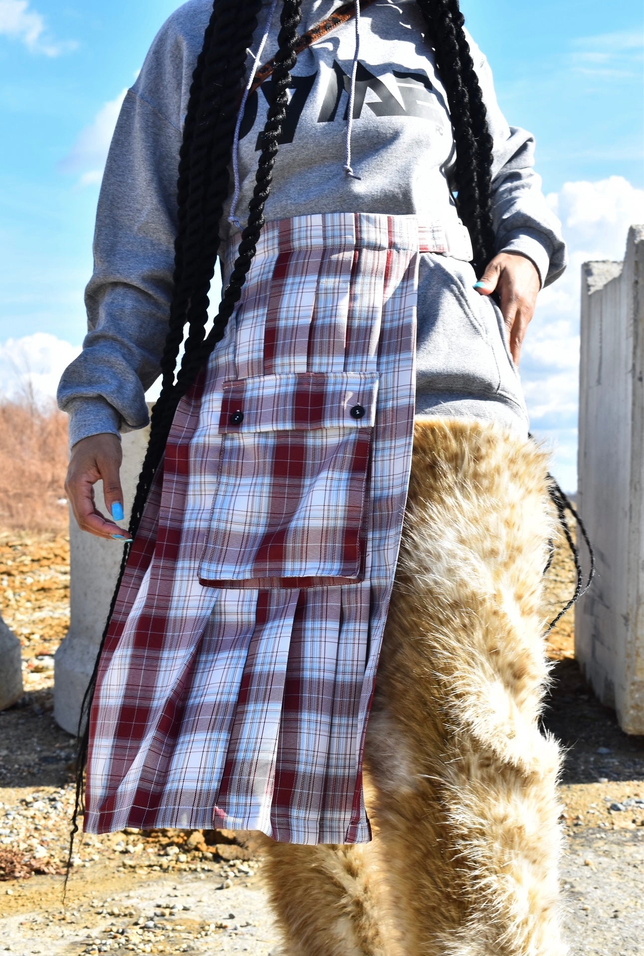 Pria Plaid Skirt